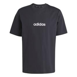 adidas Essentials Single Jersey Logo T Shirt Mens