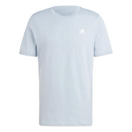 adidas Essentials Single Jersey Linear Embroidered Logo T-Shirt Mens