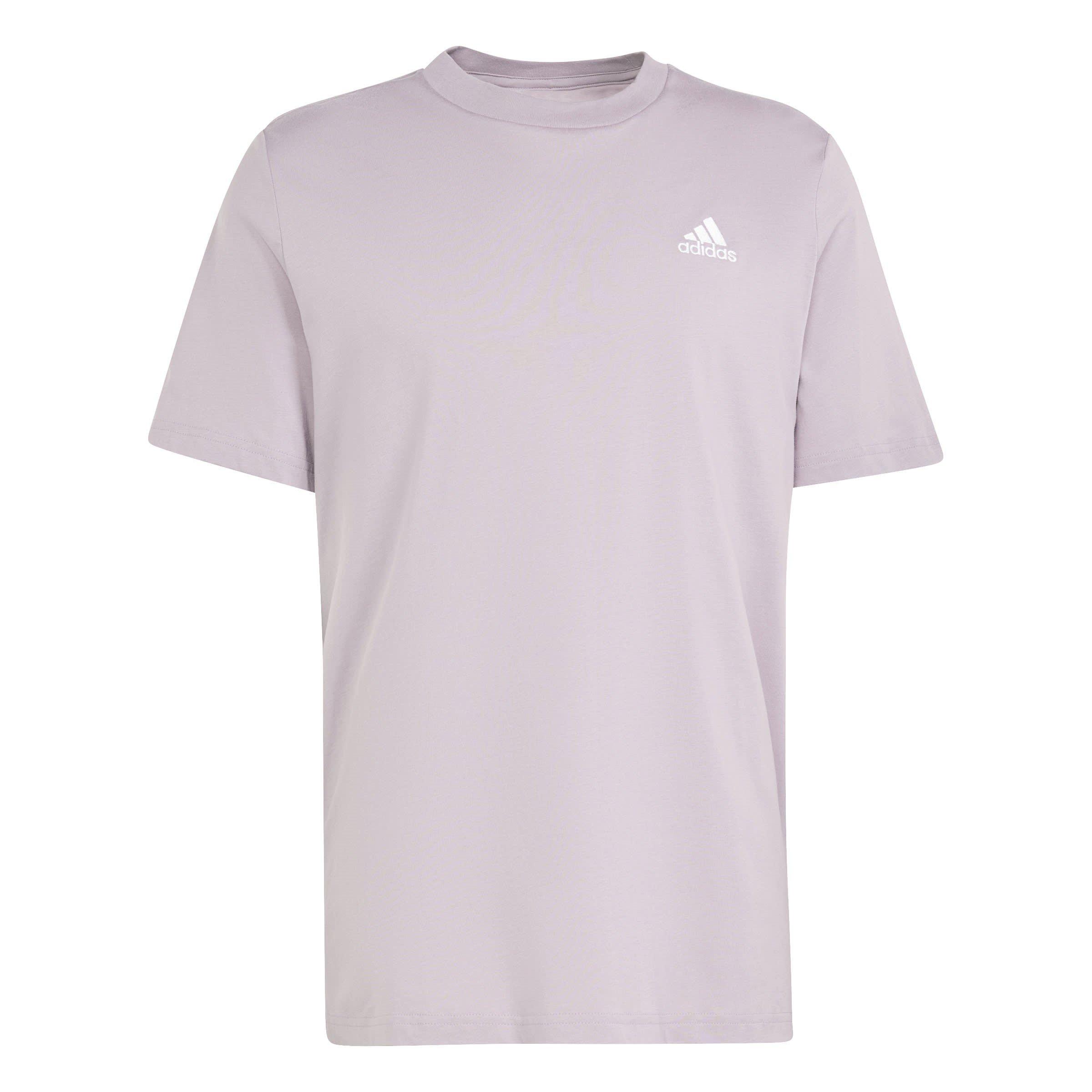 Adidas Men's Essentials Single Jersey Logo T-Shirt - Preloved Fig Sl - S