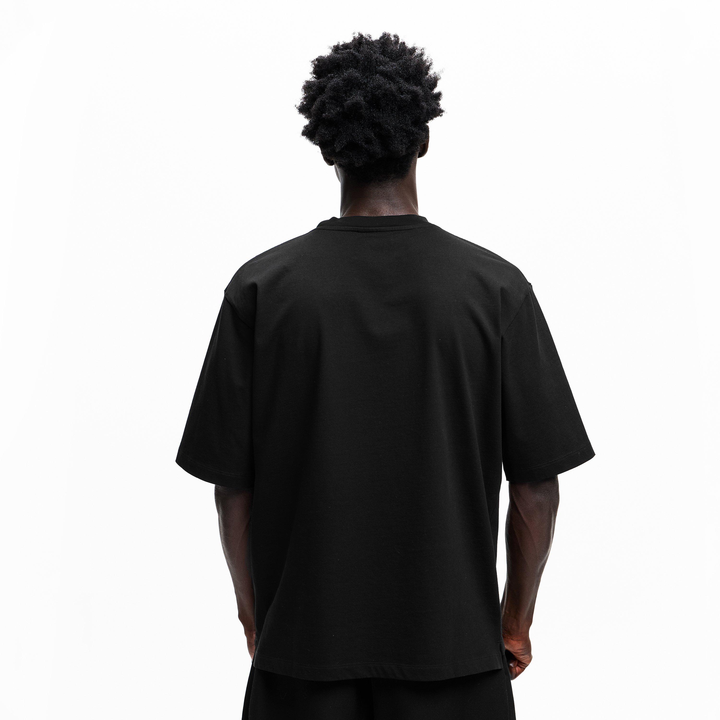 Black - DSquared2 - Men's DSQ Line Oversized T-Shirt - 4