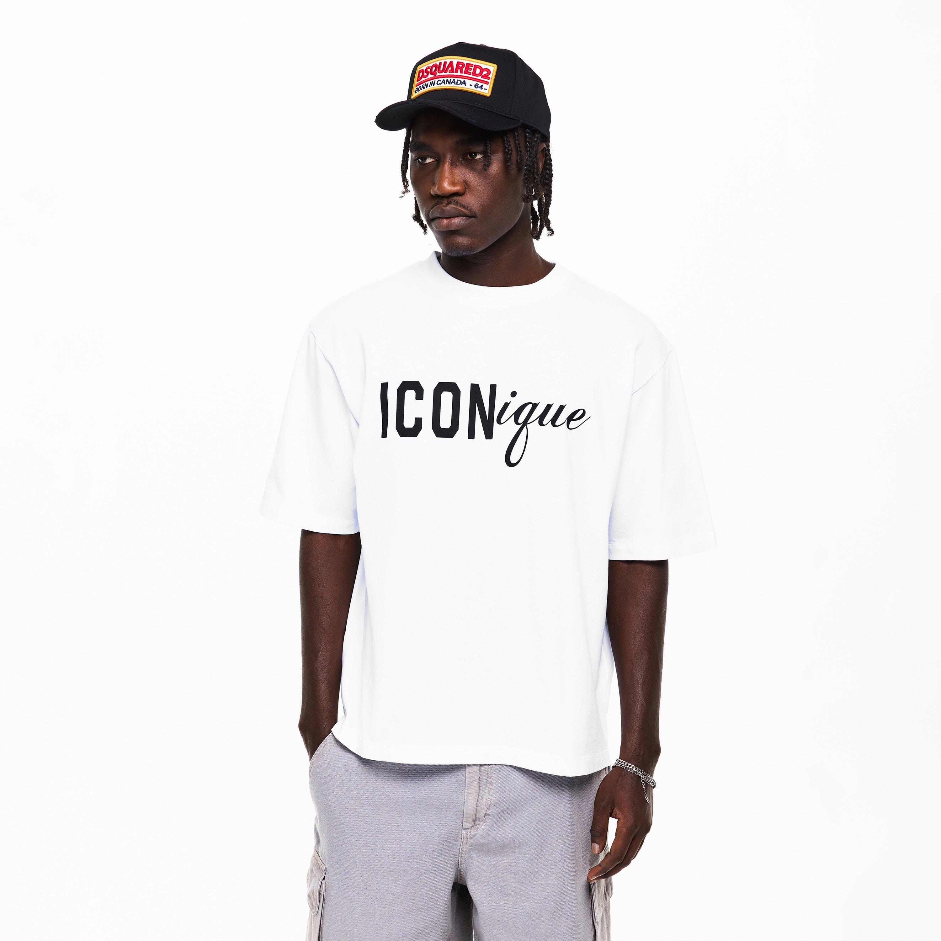 White - DSquared2 - DSQ Iconique Tee Sn62 - 3