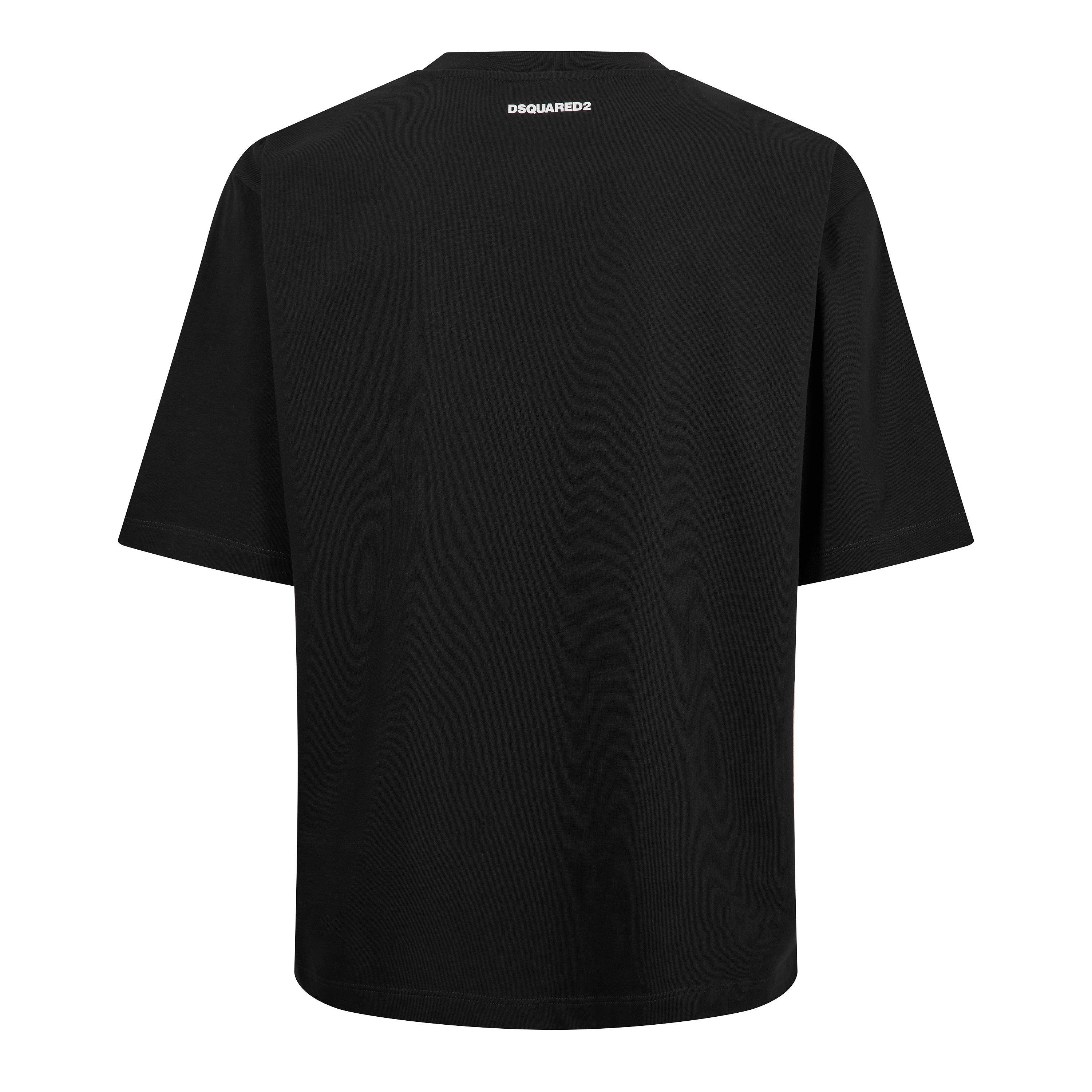 Black - DSquared2 - Men's Oversized T-Shirt - 2