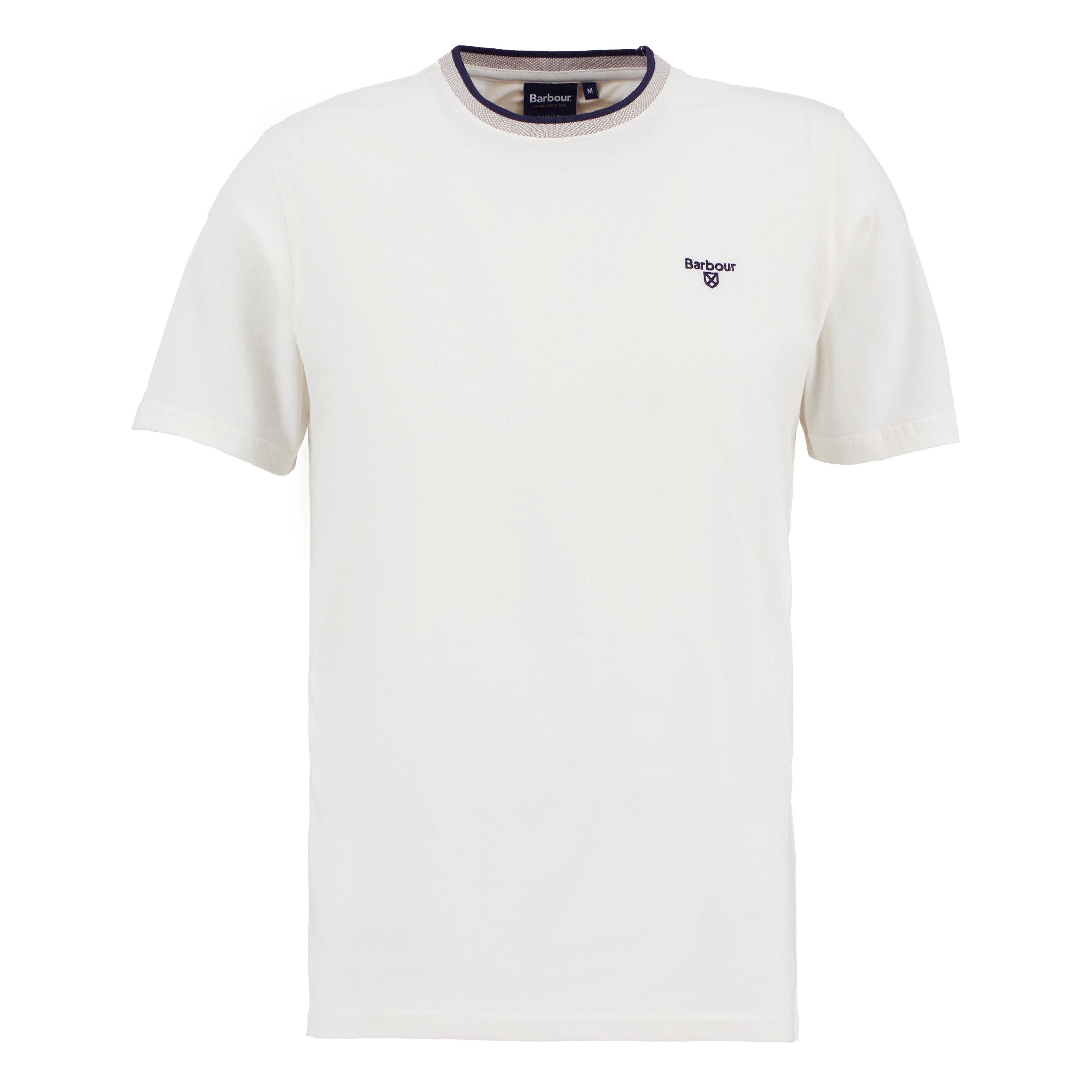 Whisper White - Barbour - Mens Cornsay T-Shirt - 1