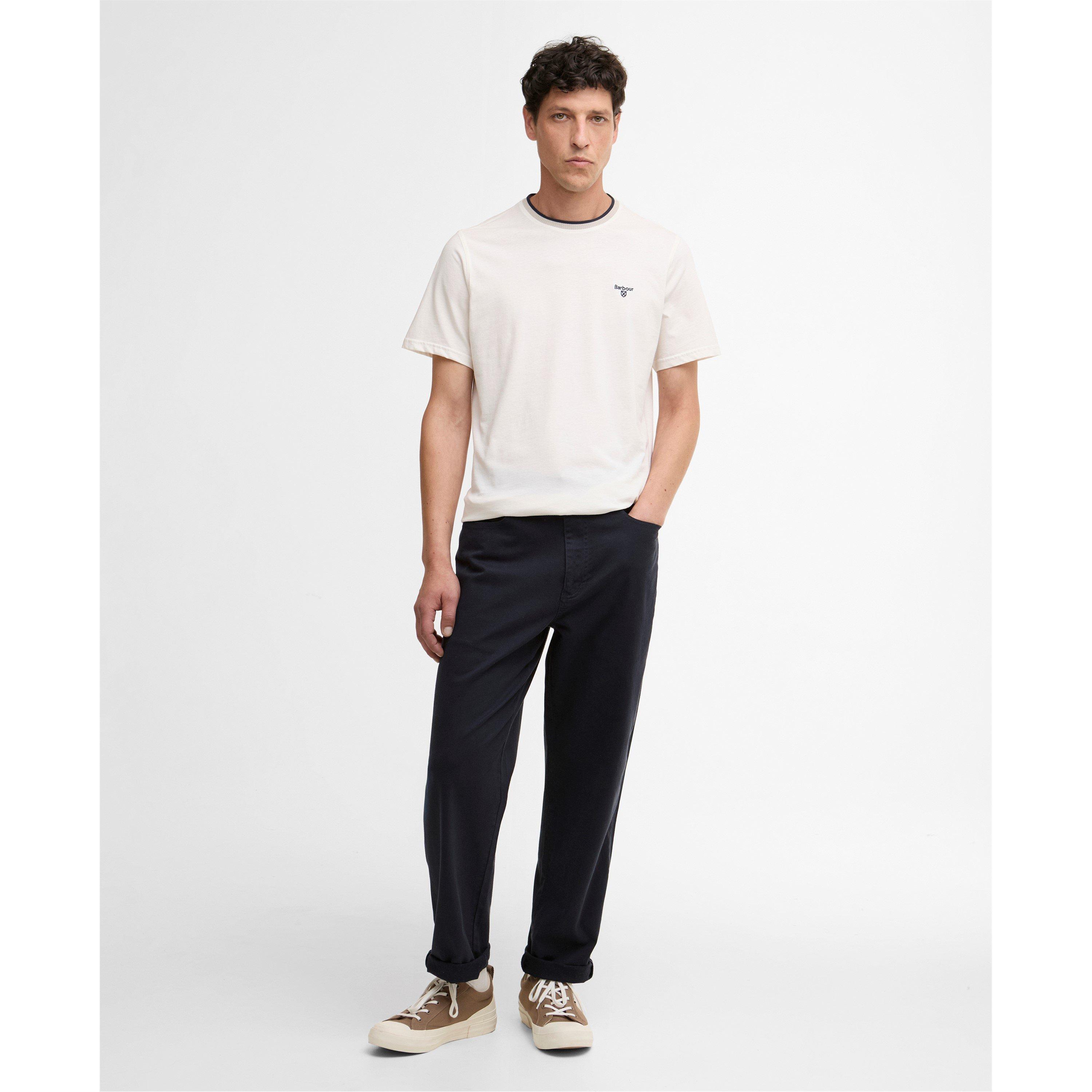 Whisper White - Barbour - Mens Cornsay T-Shirt - 5