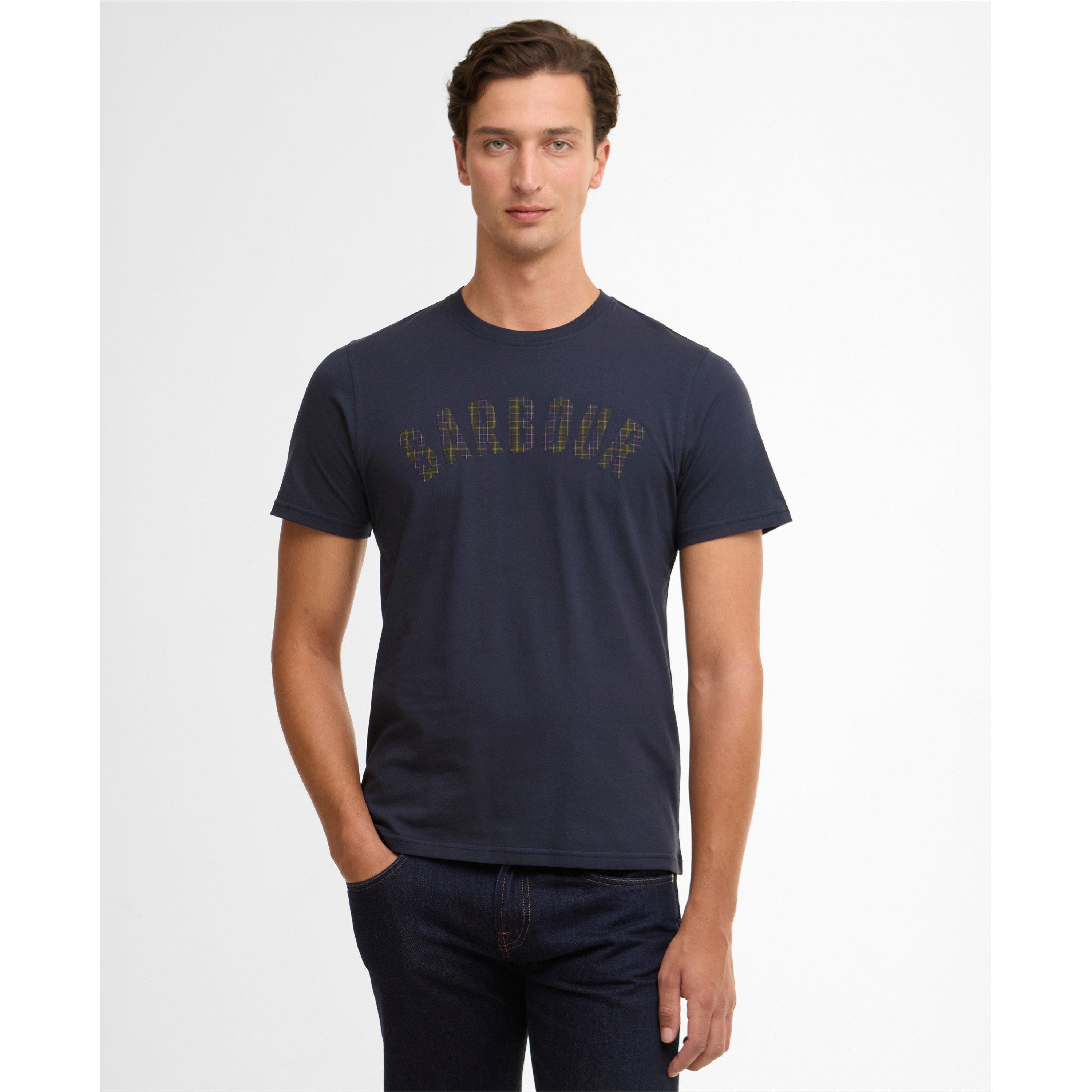 Navy - Barbour - Mens Berwick T-Shirt - 2
