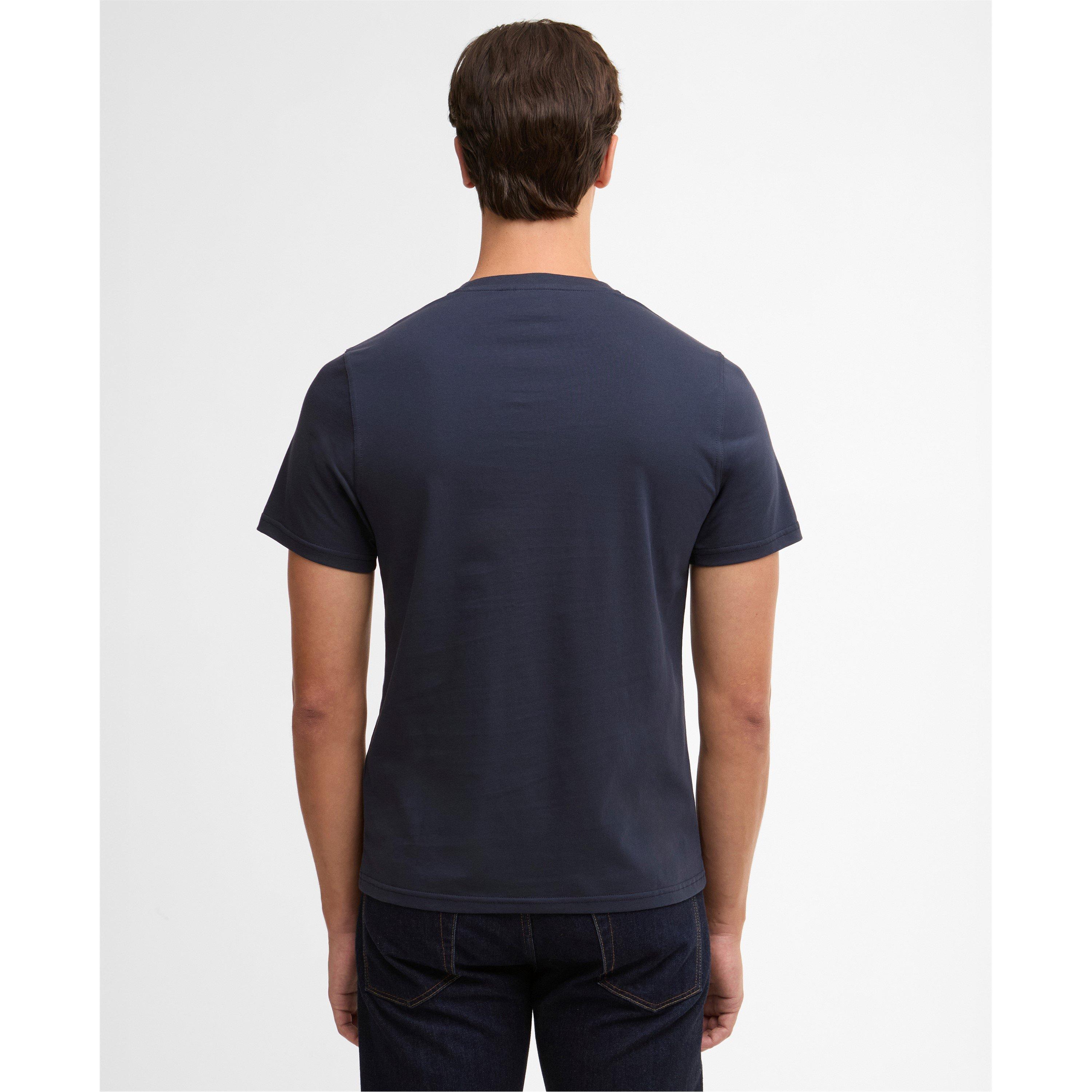 Navy - Barbour - Mens Berwick T-Shirt - 3