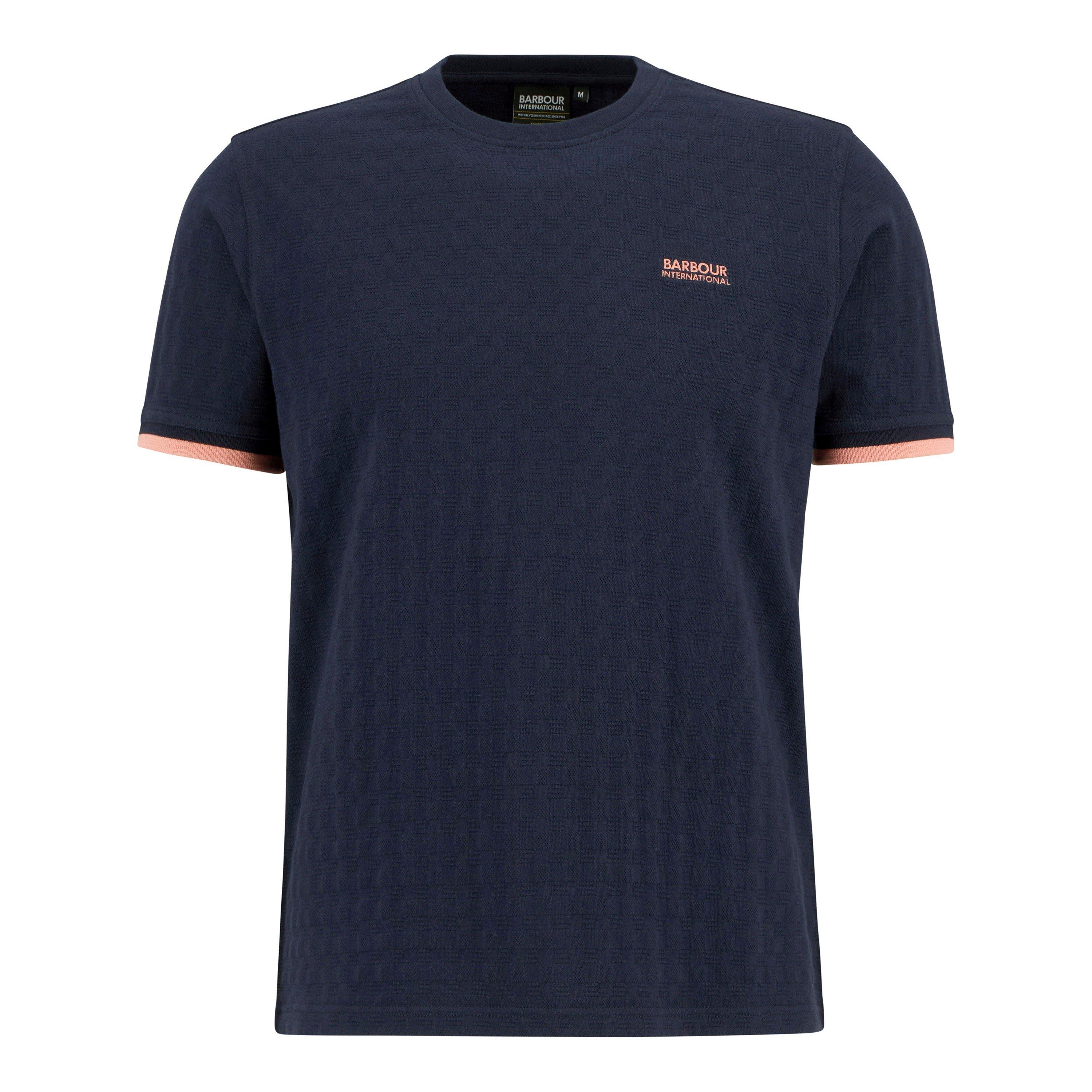 Navy - Barbour International - Men's T-Shirt - 1