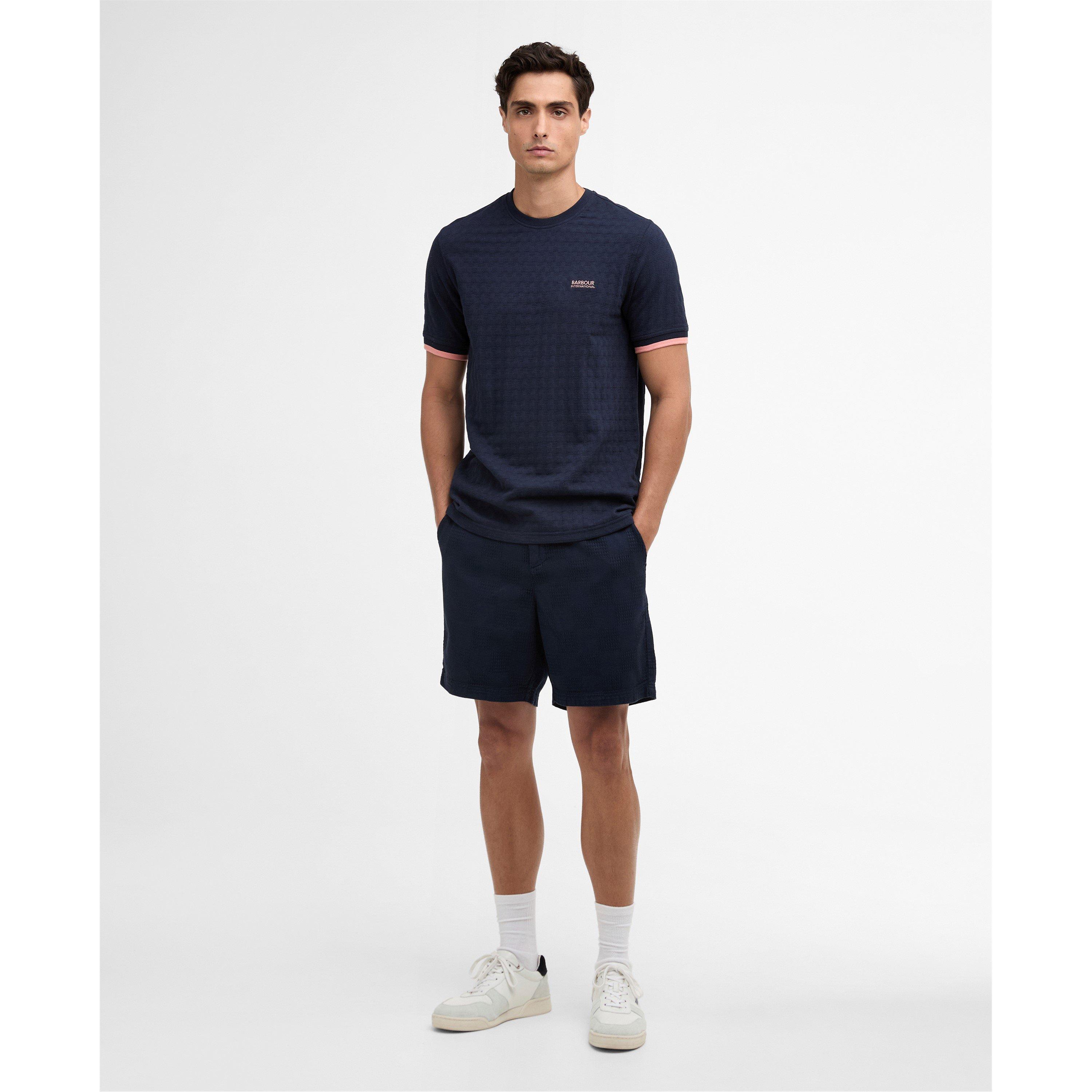 Navy - Barbour International - Men's T-Shirt - 5