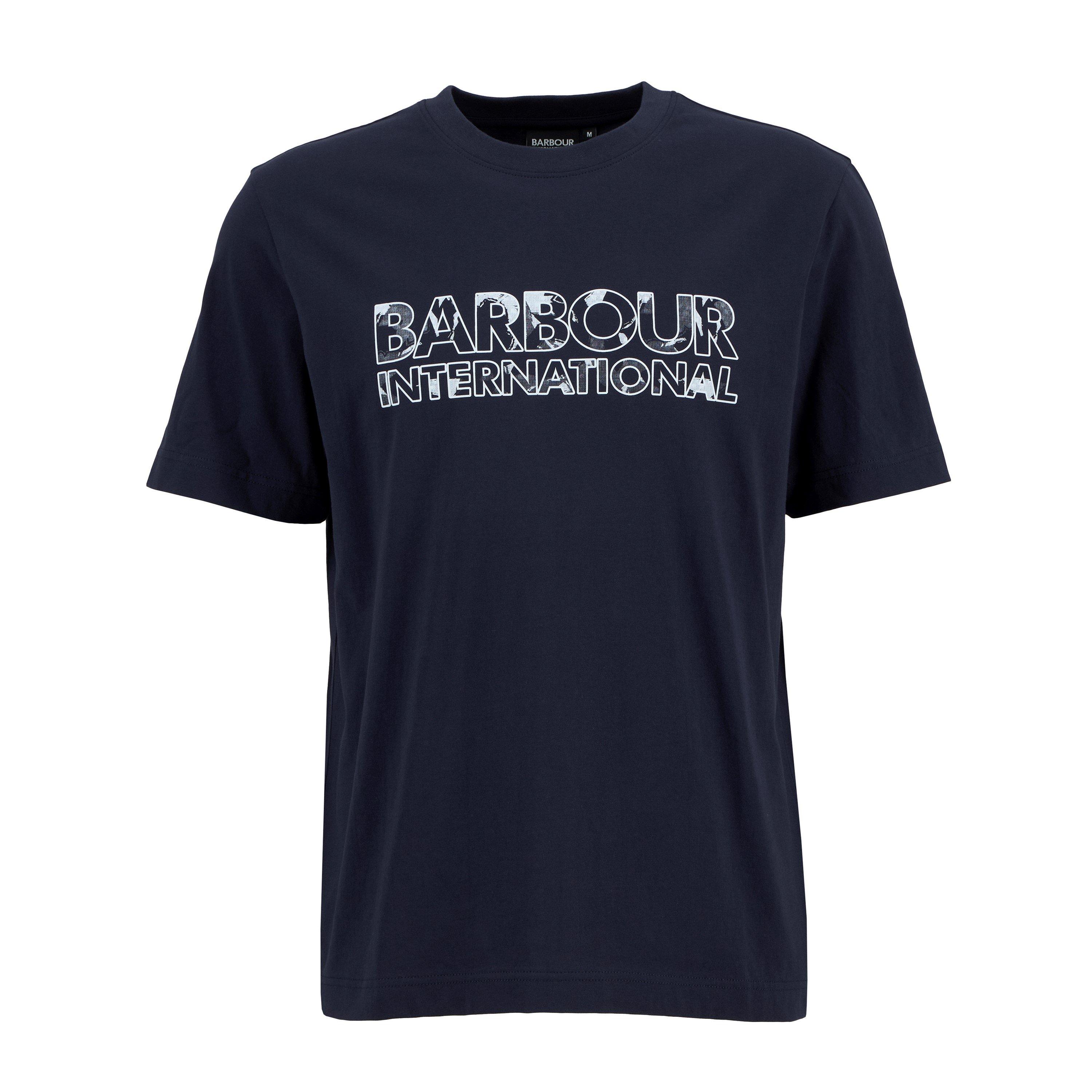 Barbour International Men's T-Shirt - Navy - 2XL