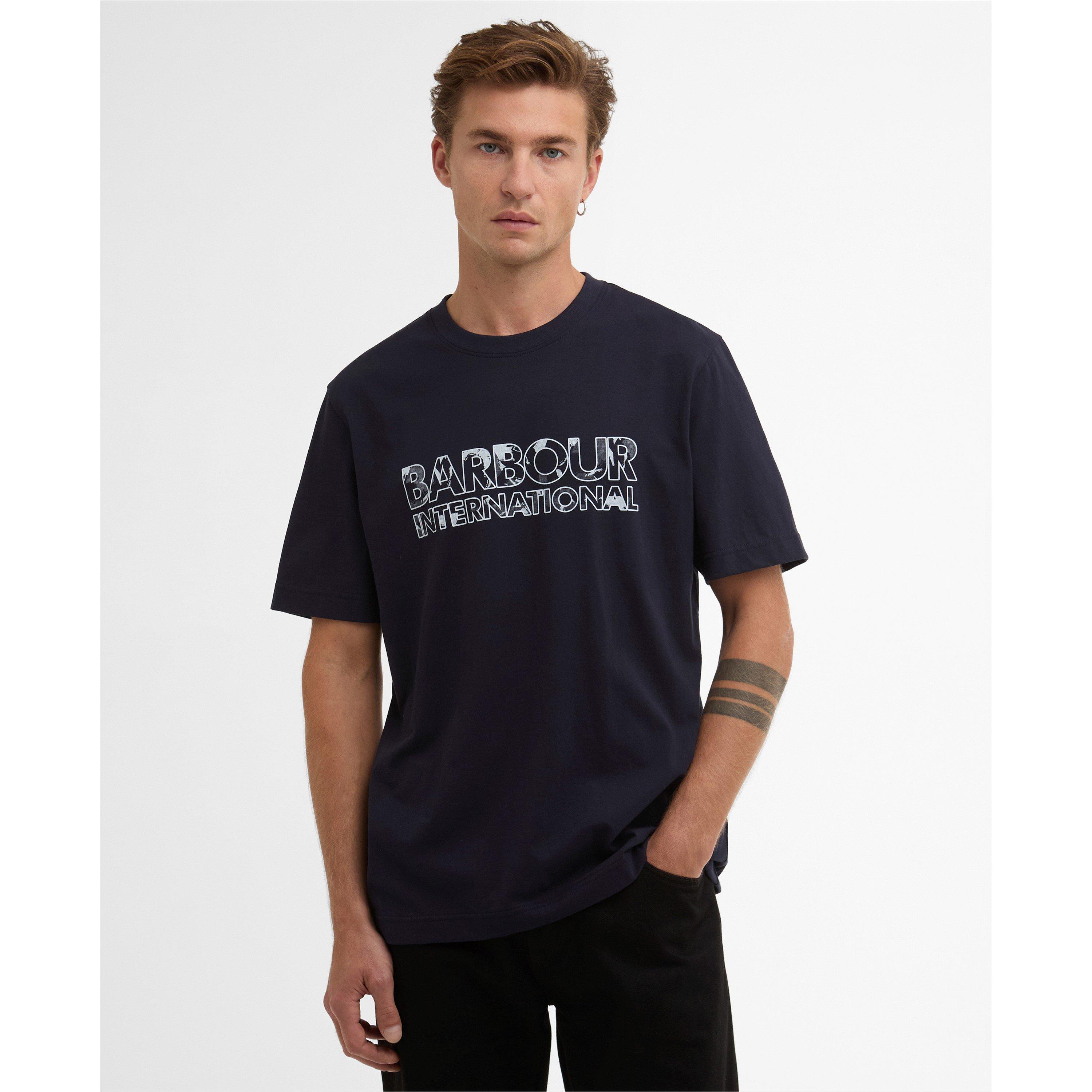 Navy - Barbour International - Men's T-Shirt - 2