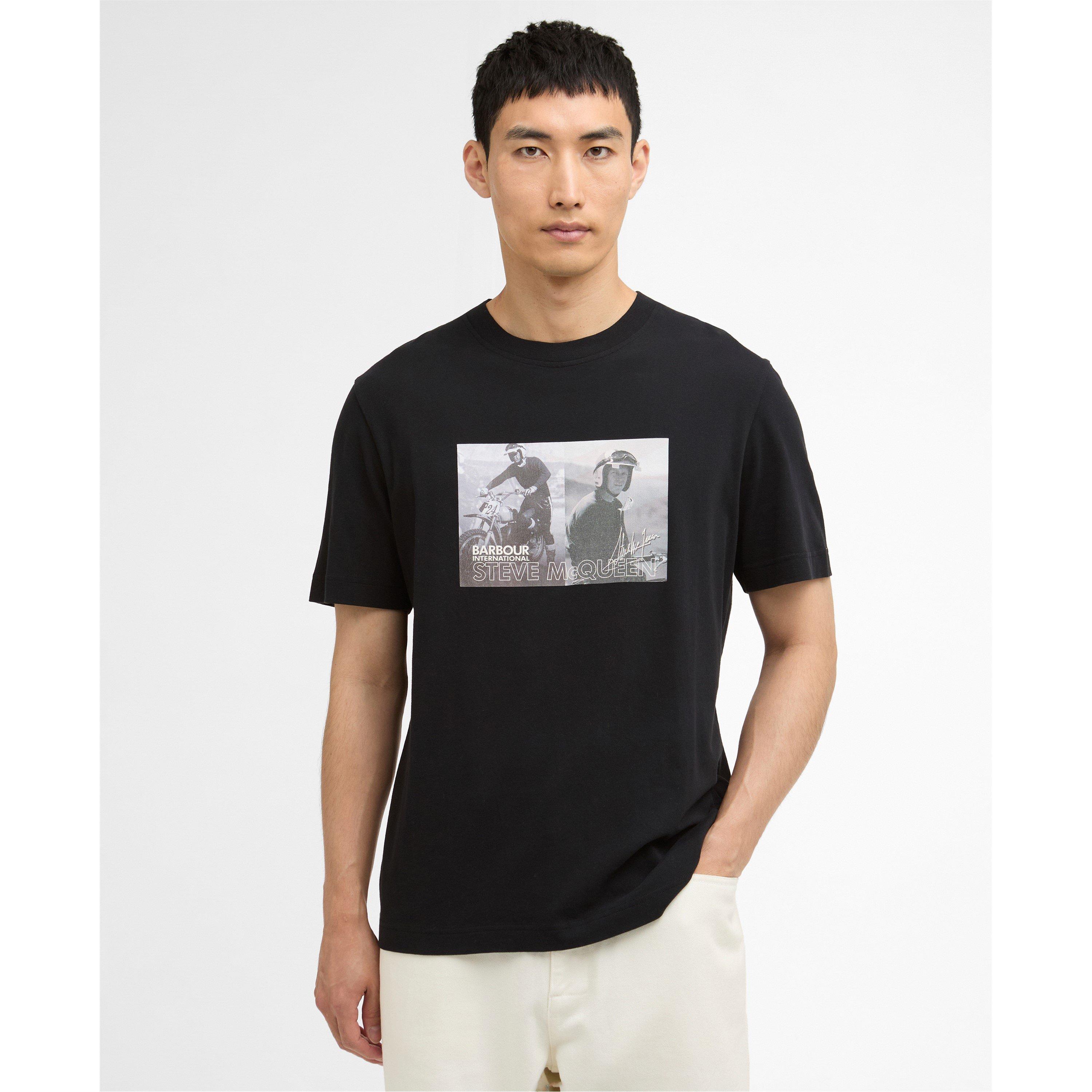 Black - Barbour International - Mens Hellen T-Shirt - 2