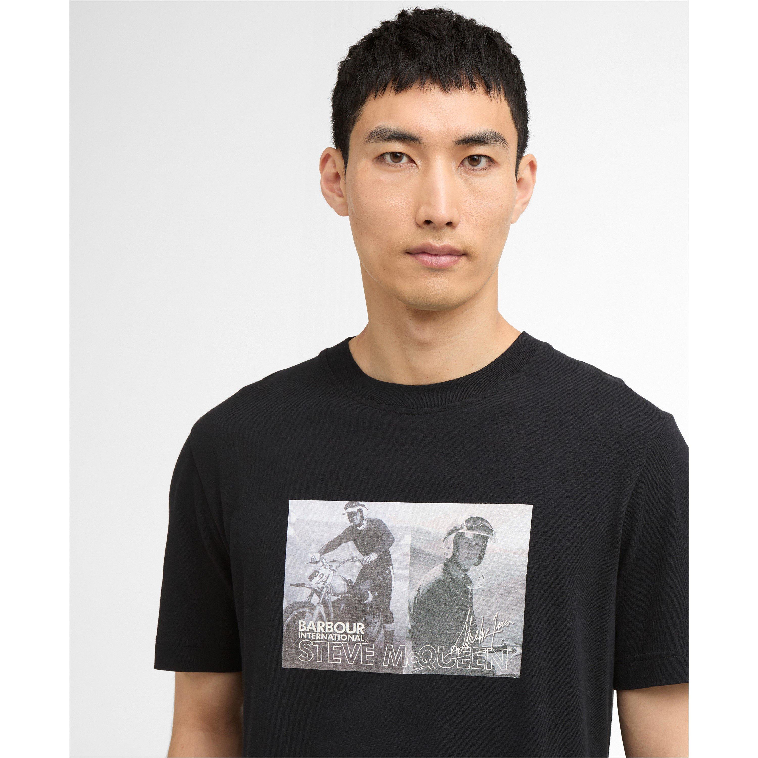 Black - Barbour International - Mens Hellen T-Shirt - 4