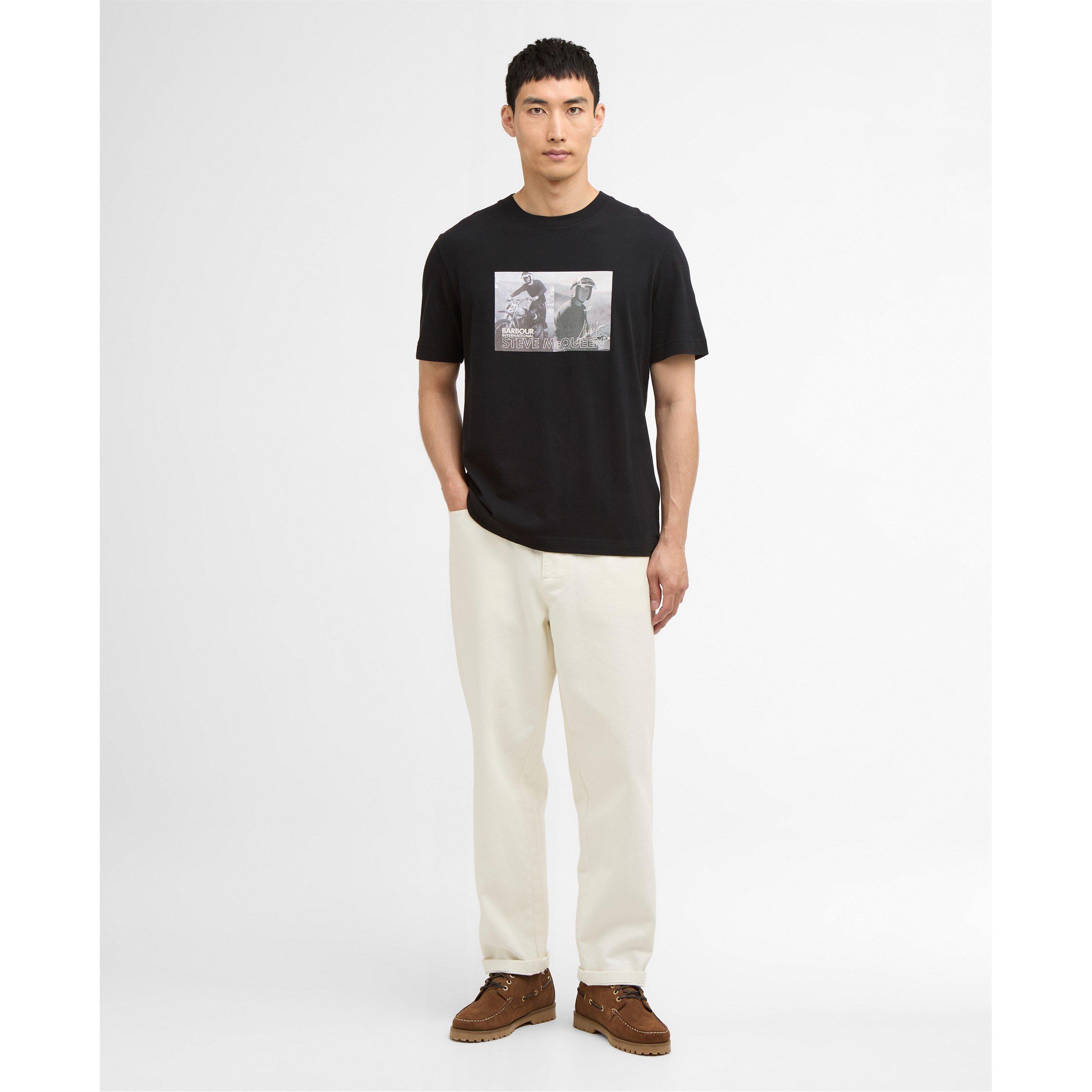 Black - Barbour International - Mens Hellen T-Shirt - 5