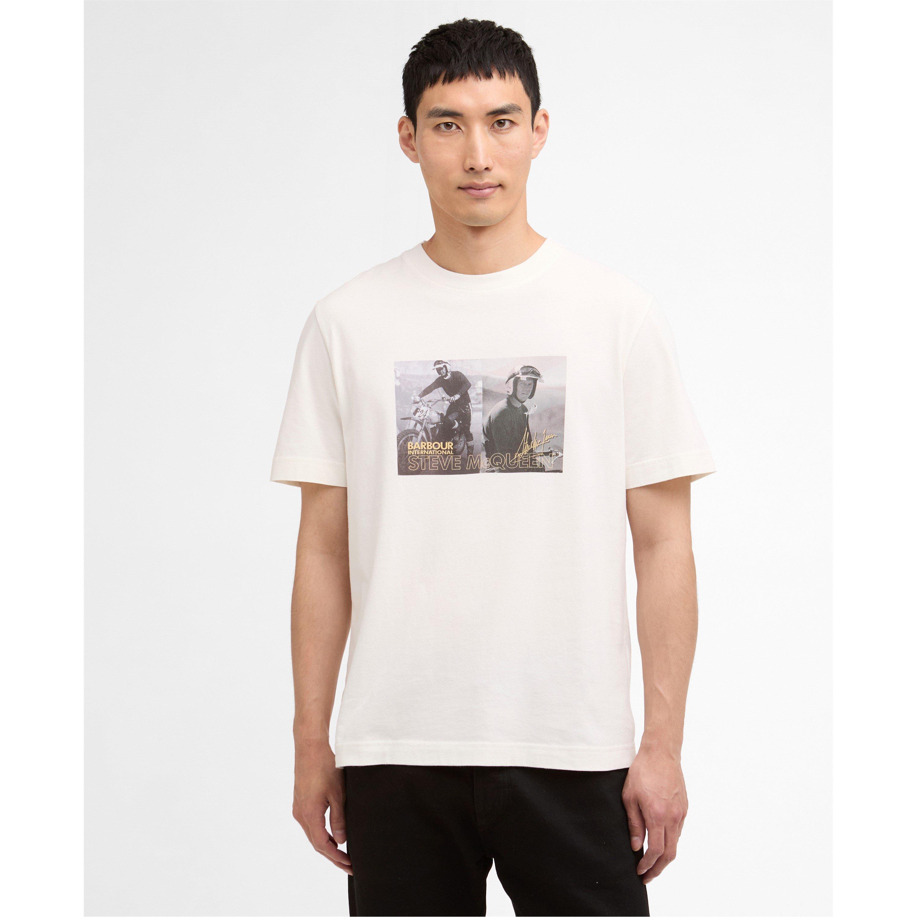 Whisper White - Barbour International - Mens Hellen T-Shirt - 2