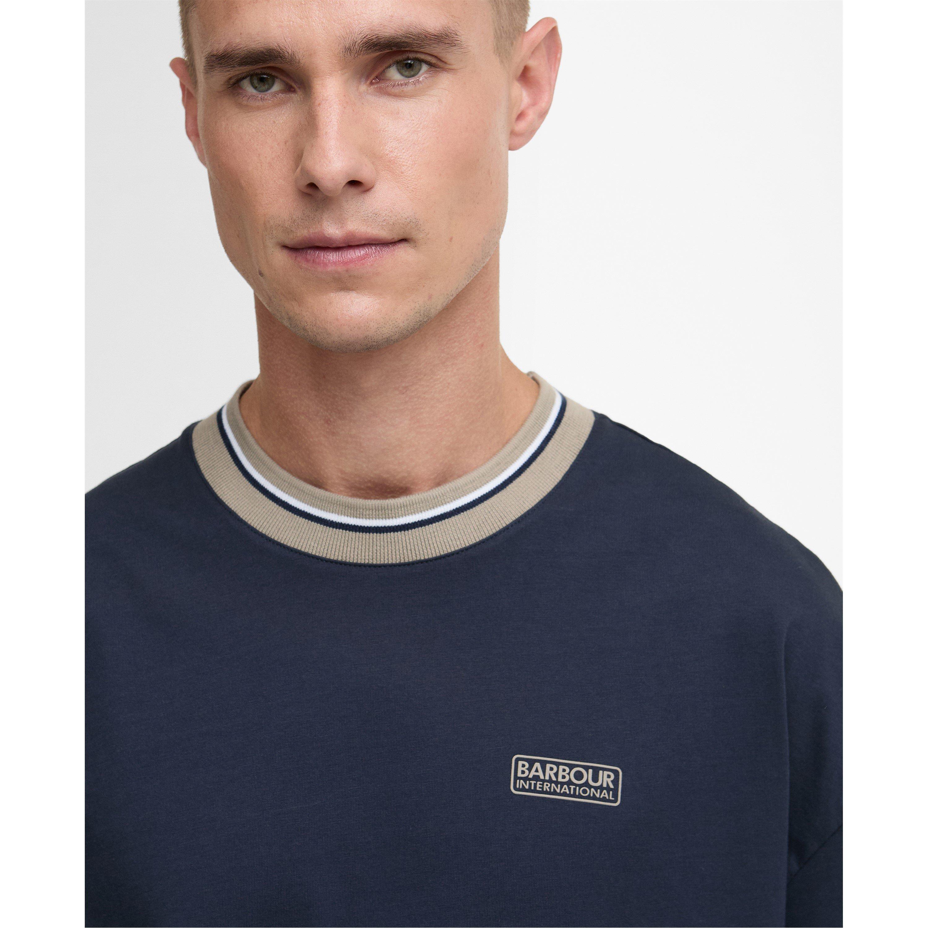 Navy - Barbour International - B.Int Taley Tipped T Sn63 - 4