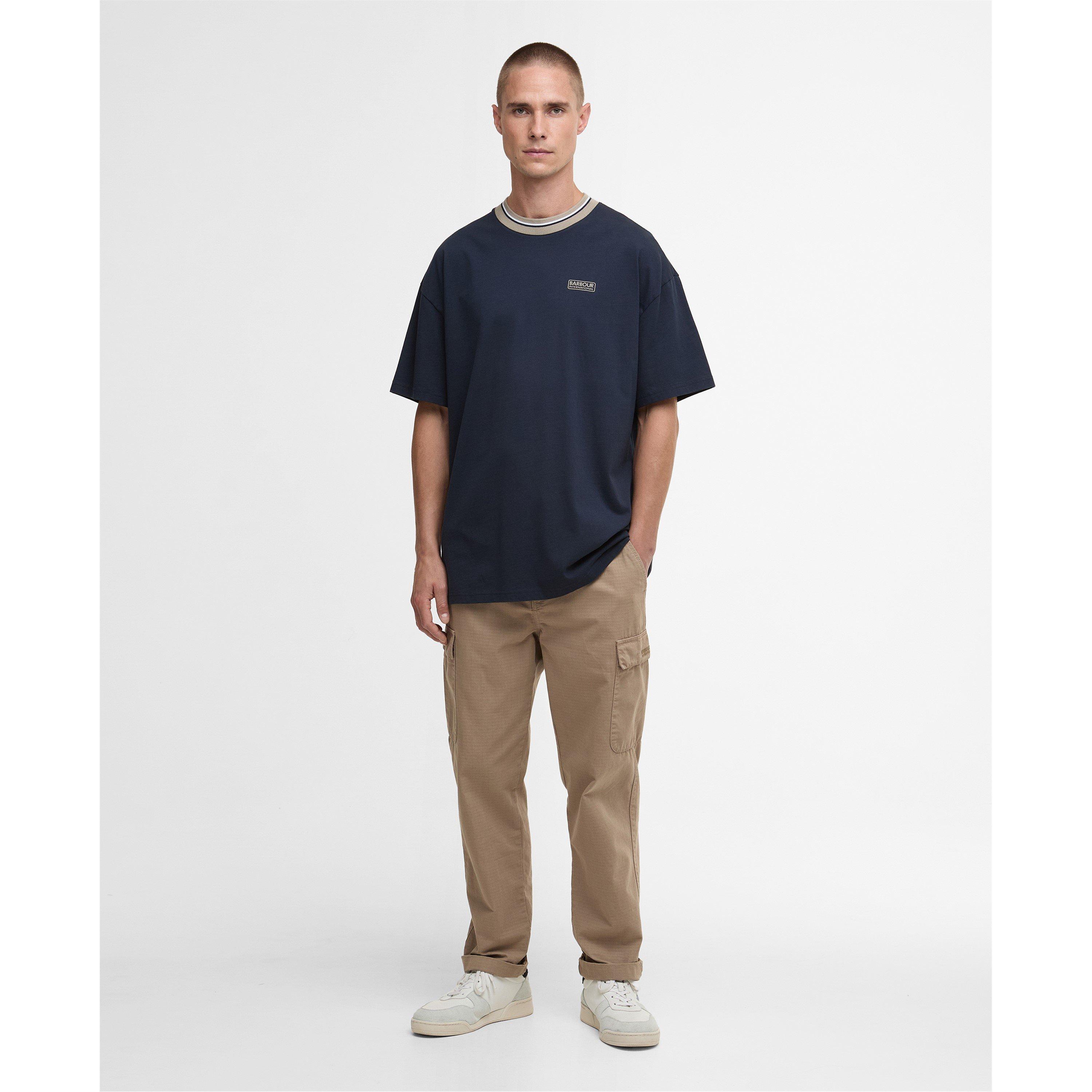 Navy - Barbour International - B.Int Taley Tipped T Sn63 - 5