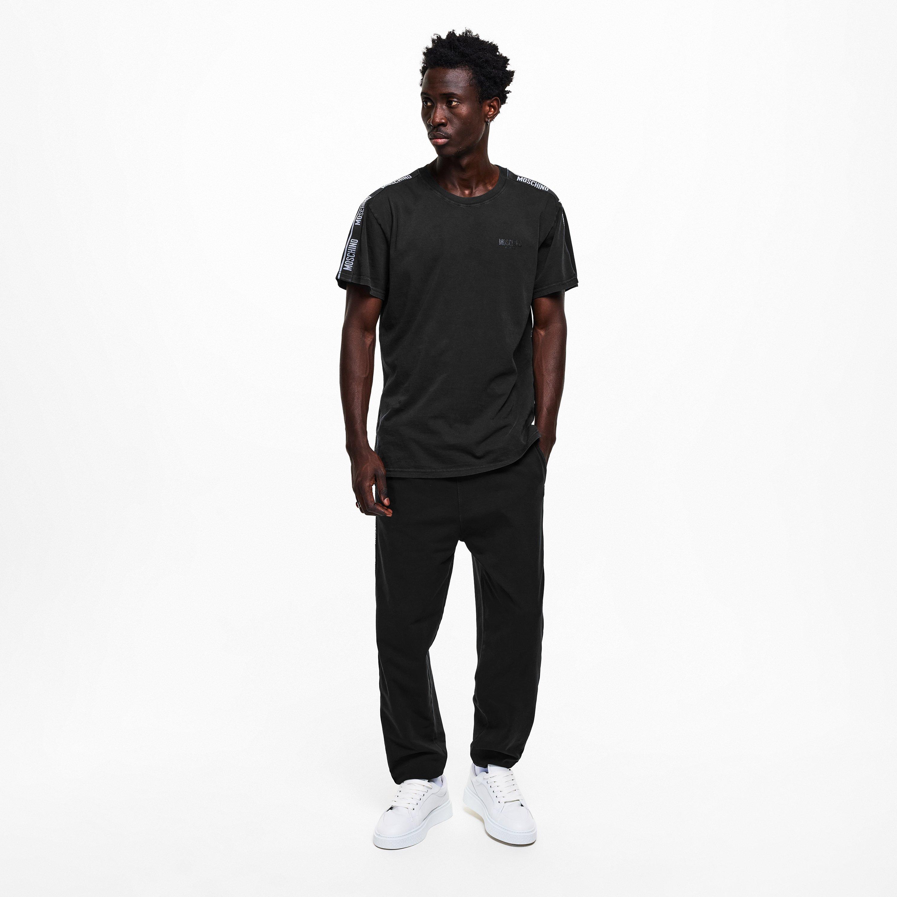 Black - Moschino - Men's T-Shirt - 5