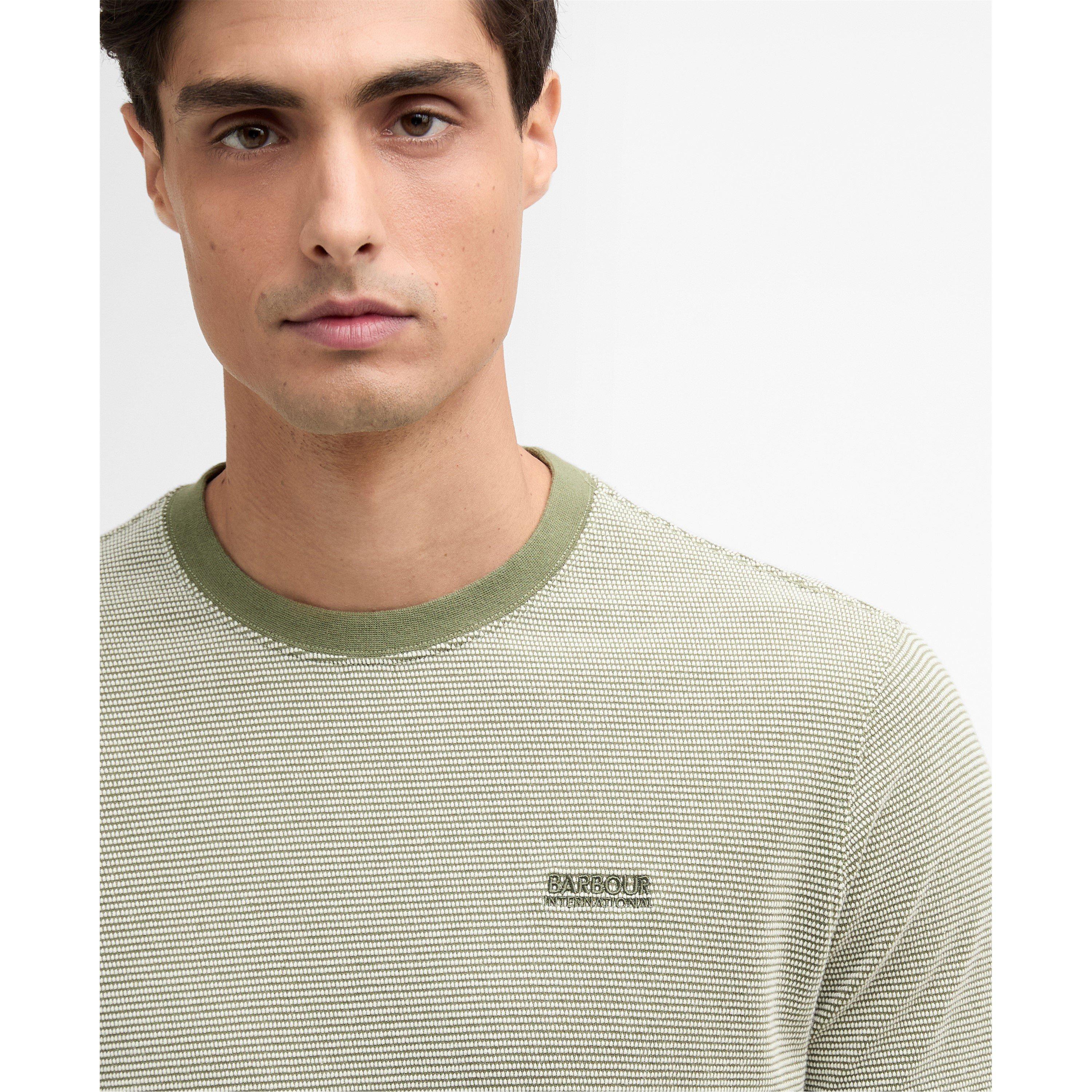 Burnt Olive - Barbour International - Men's T-Shirt - 4