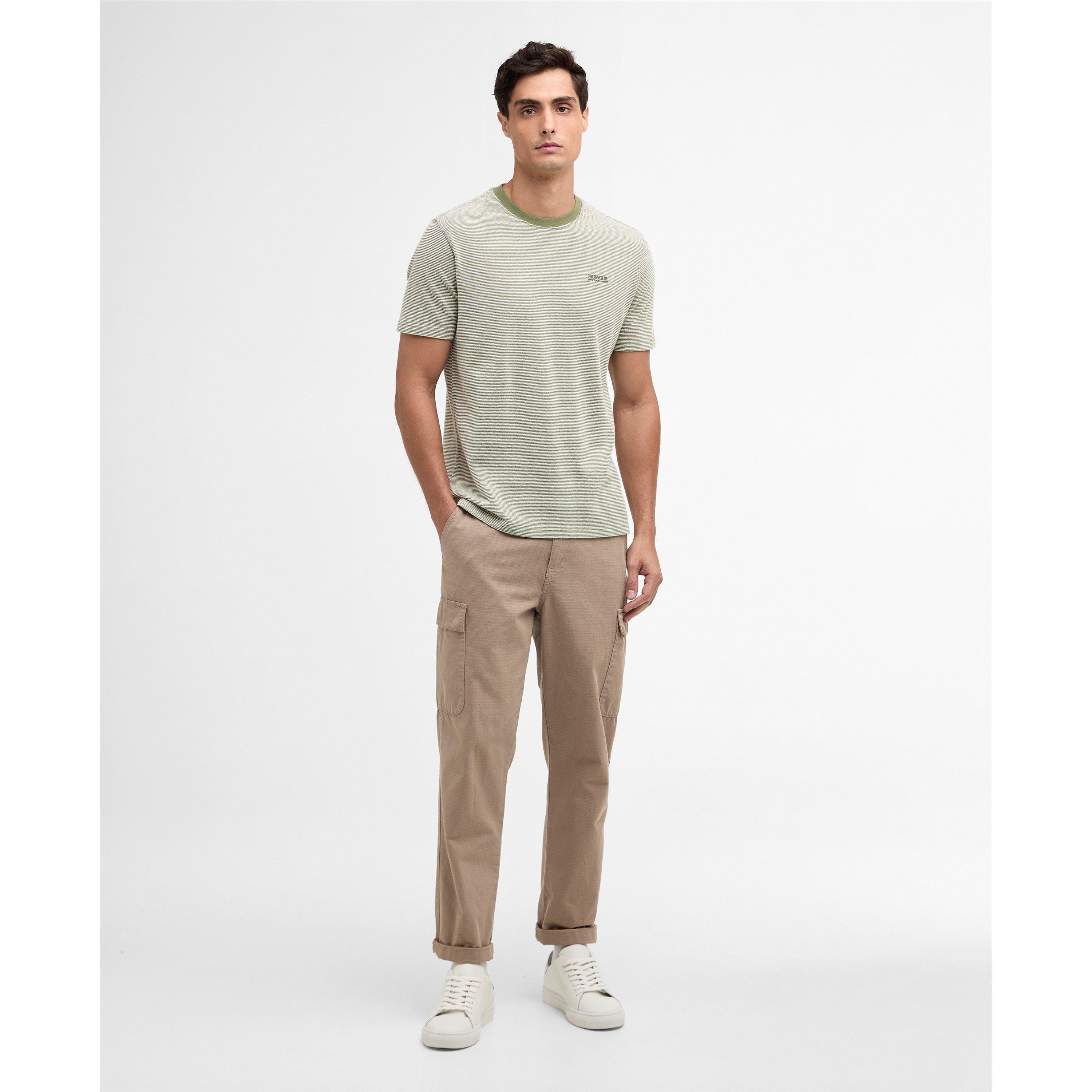 Burnt Olive - Barbour International - Men's T-Shirt - 5