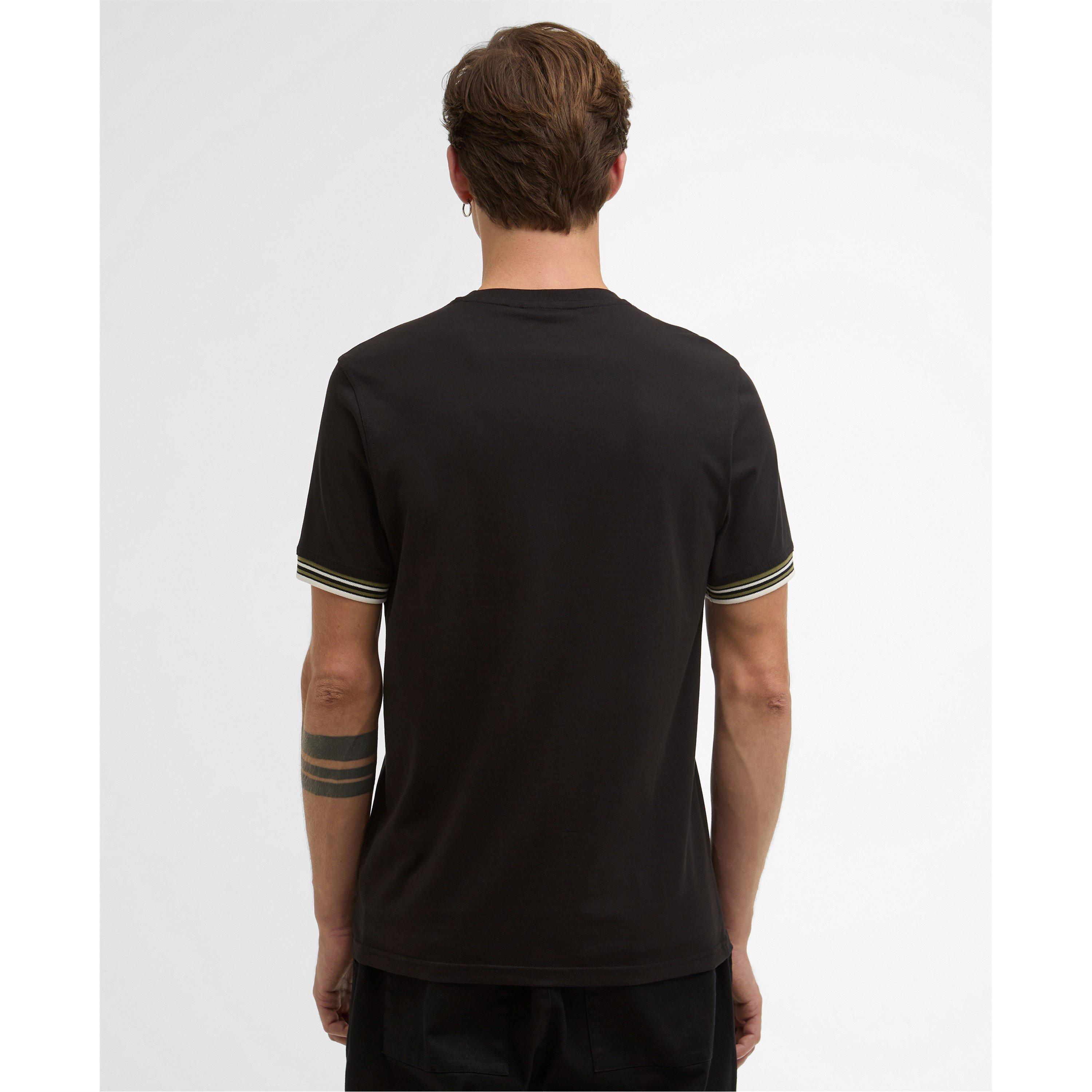 Black - Barbour International - B.Int Burnwood Tee Sn63 - 3
