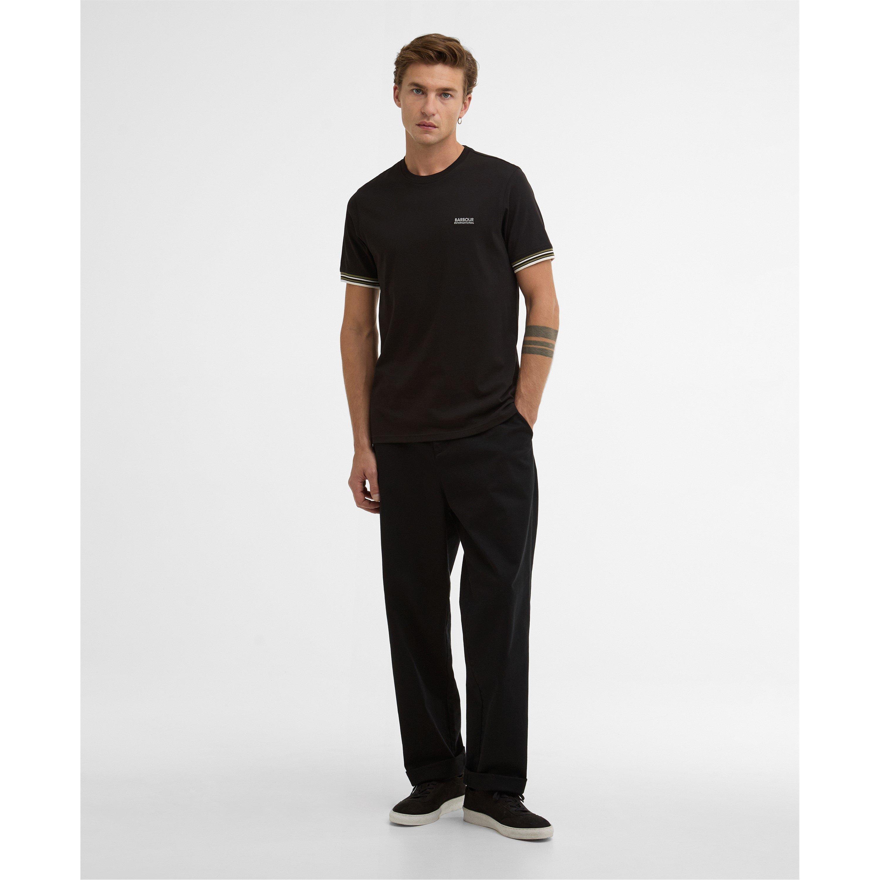 Black - Barbour International - B.Int Burnwood Tee Sn63 - 5