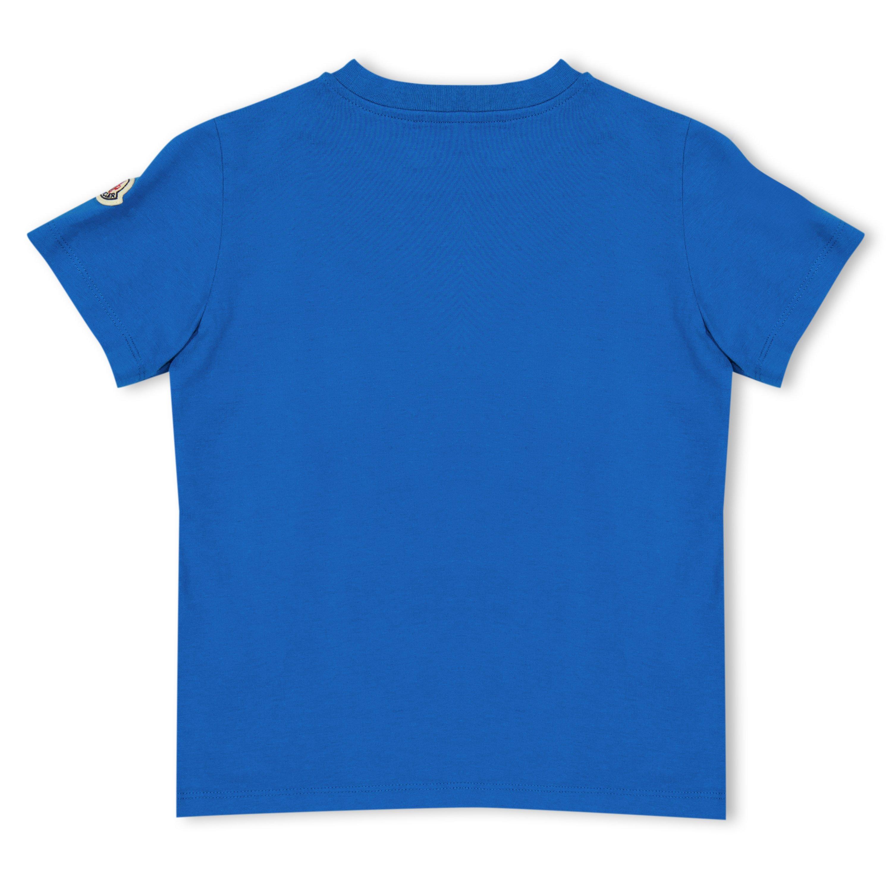 Blue 73A - Moncler - Moncler Logo T-Shirt Jn62 - 2