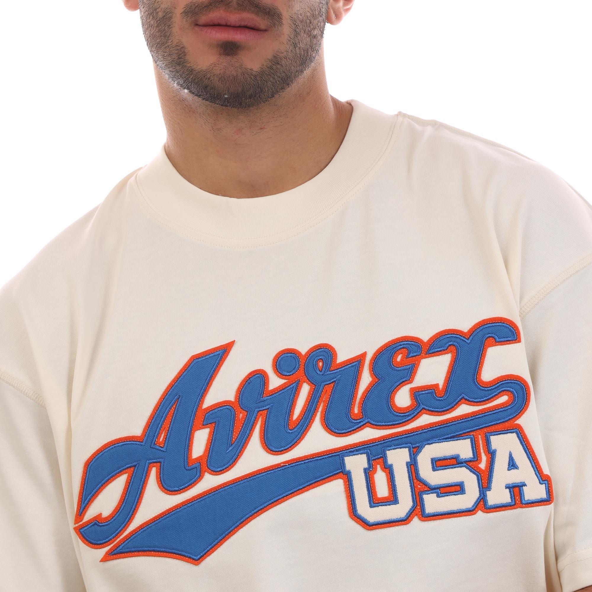 Ecru - Avirex - AVX Concourse Tee Sn99 - 2