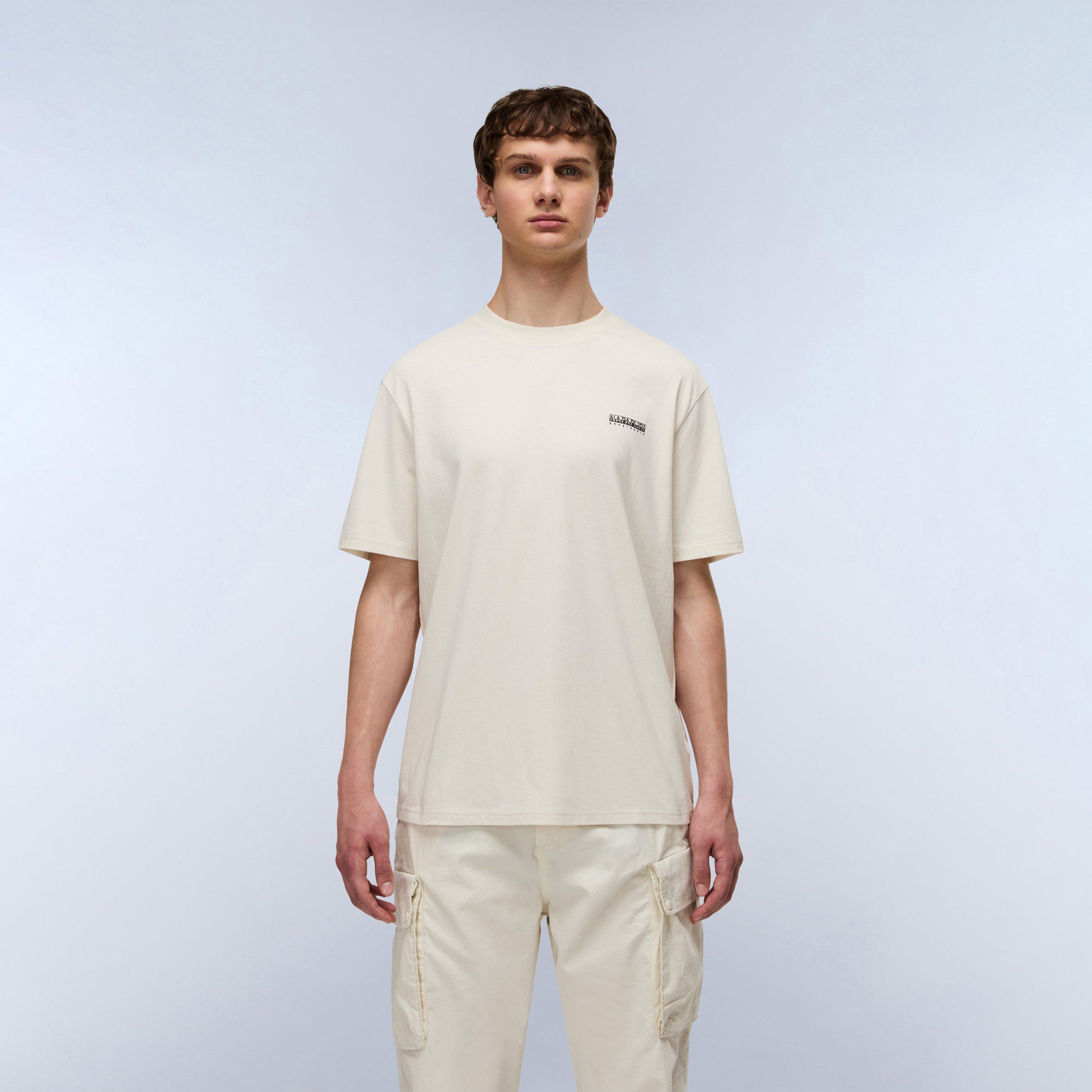Beige Dimity - Napapijri - Napa Small Box T-shirt Mens - 3