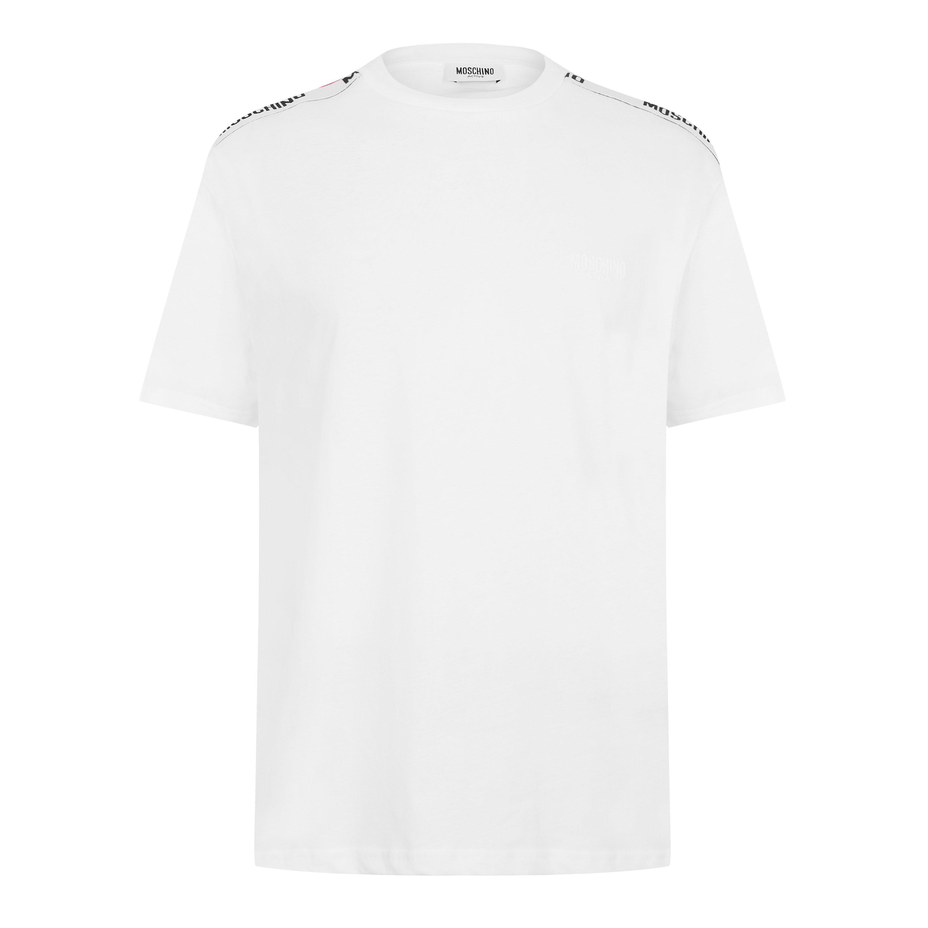 Moschino Men's Tape T-Shirt - White - XL