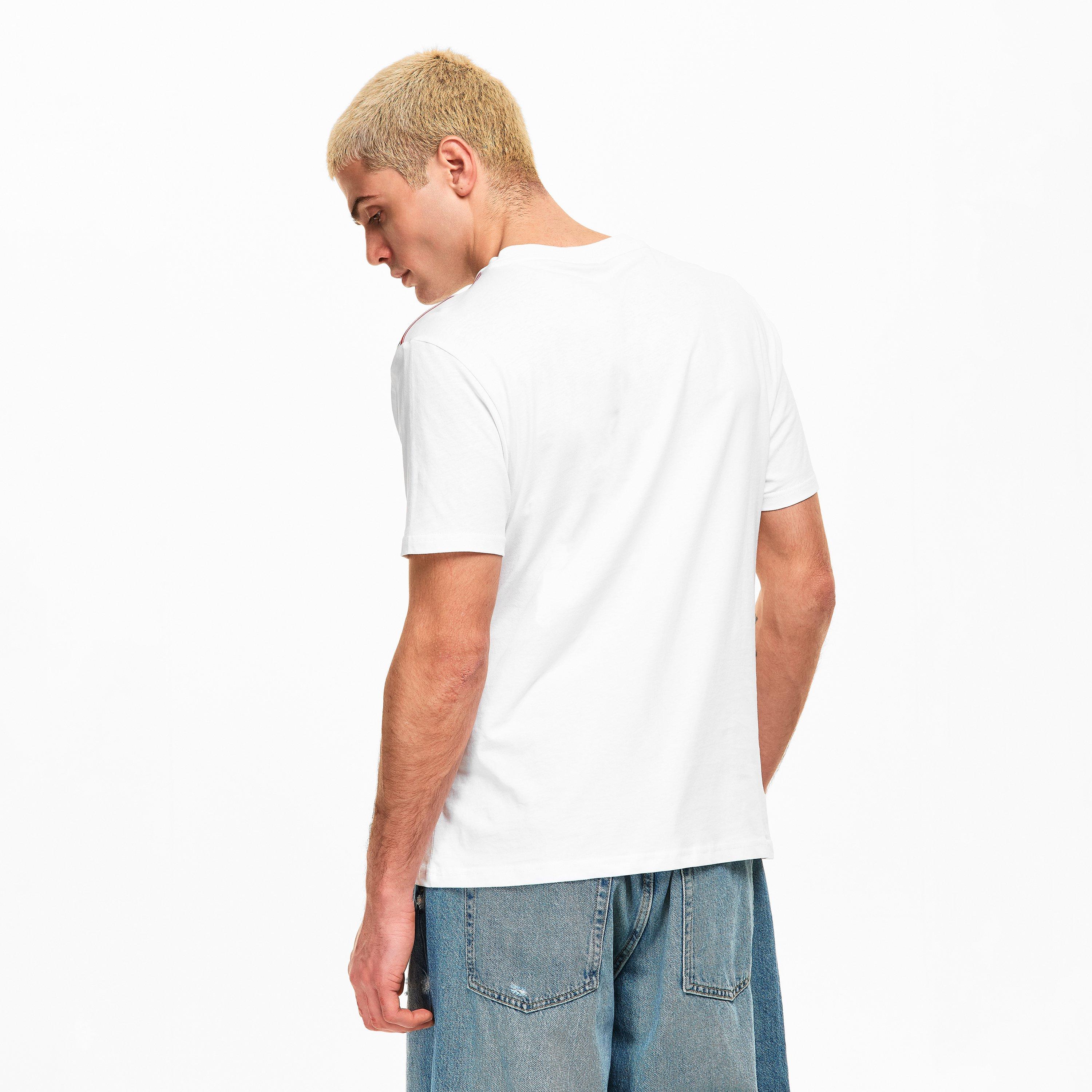 White - Moschino - Men's Tape T-Shirt - 4