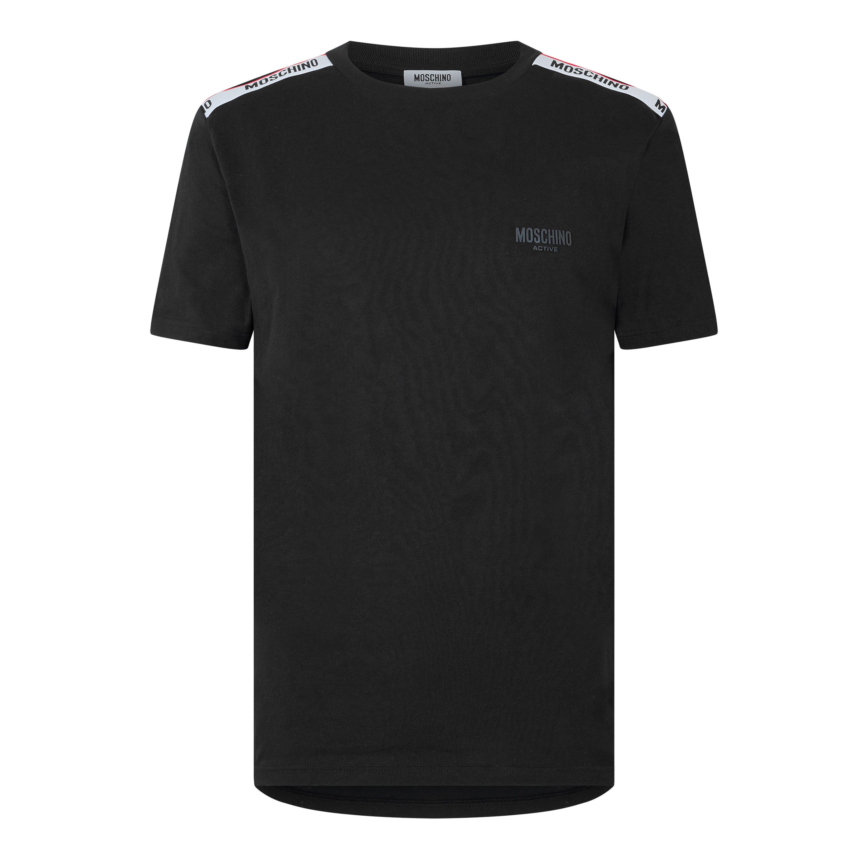 Moschino Men's Tape T-Shirt - Black - Size 2XL