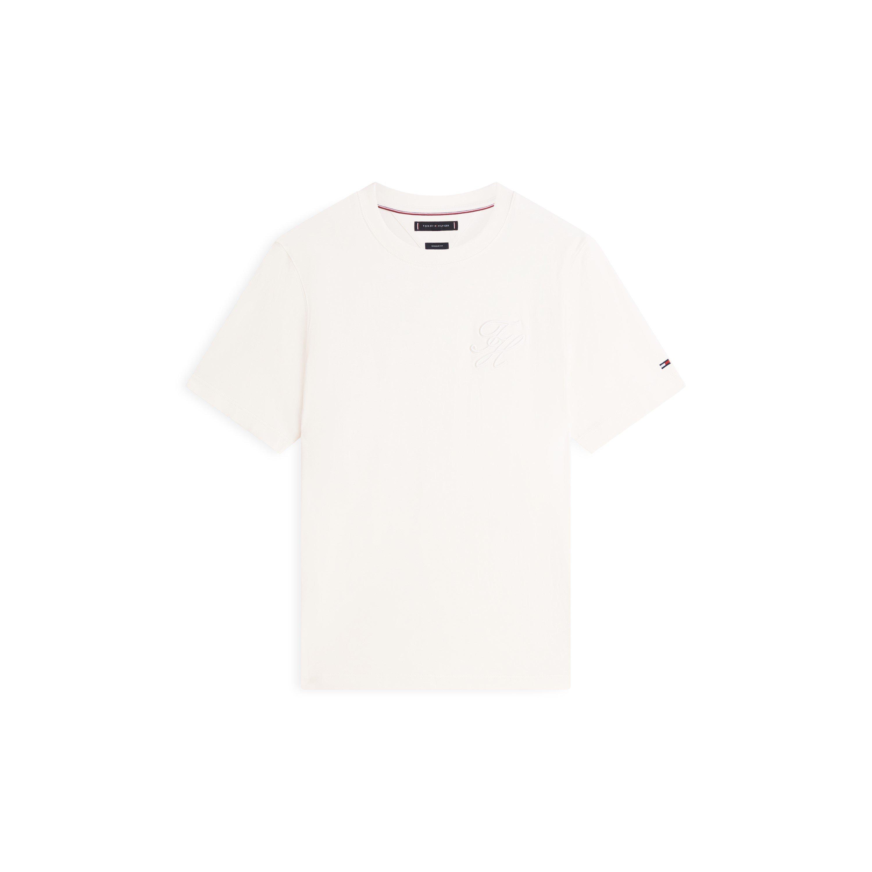 Ivory Petal - Tommy Hilfiger - Tommy Scrpt Intrlk T Sn63 - 1
