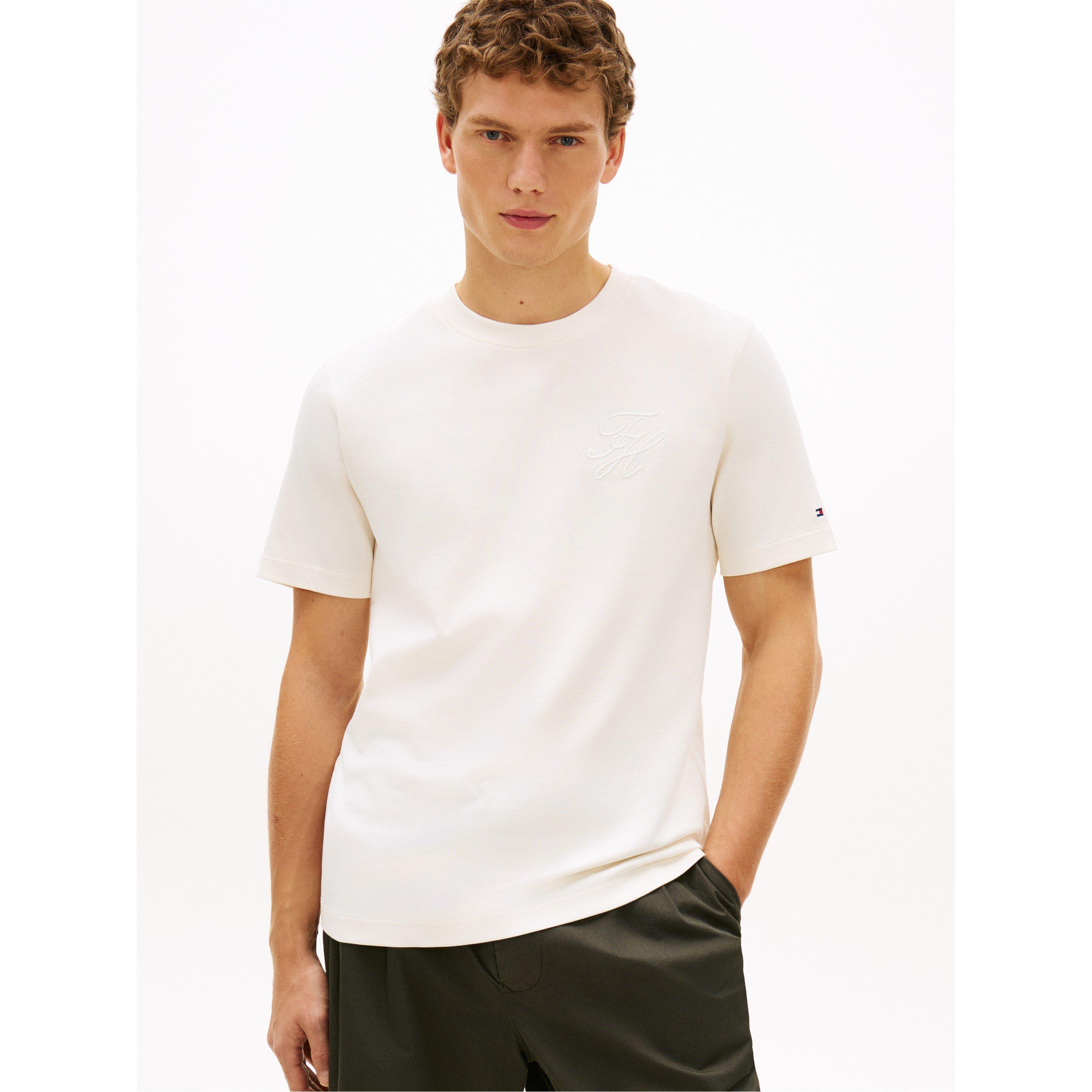 Ivory Petal - Tommy Hilfiger - Tommy Scrpt Intrlk T Sn63 - 2