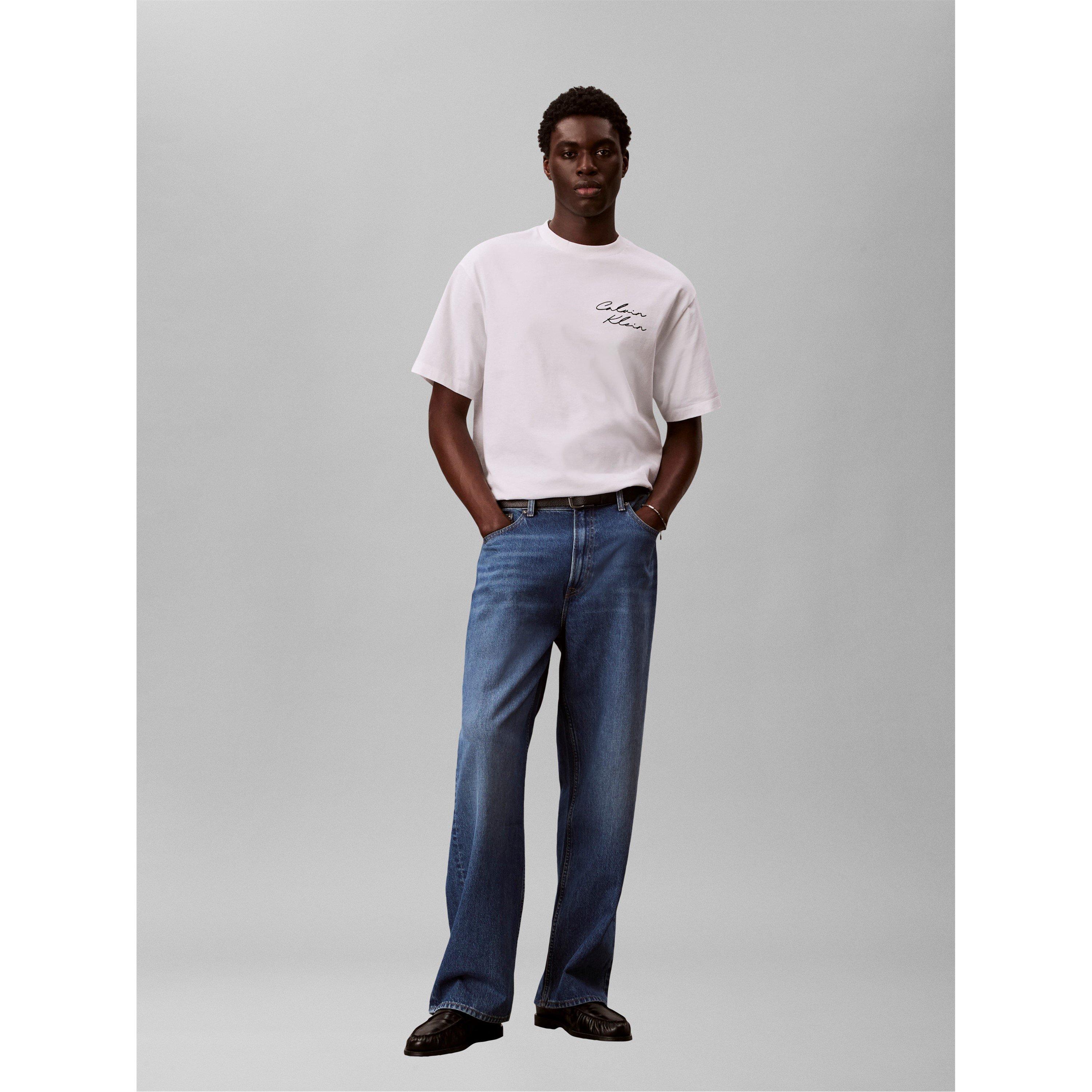 Bright White - Calvin Klein Jeans - CKJ Graphic Tee Sn63 - 3