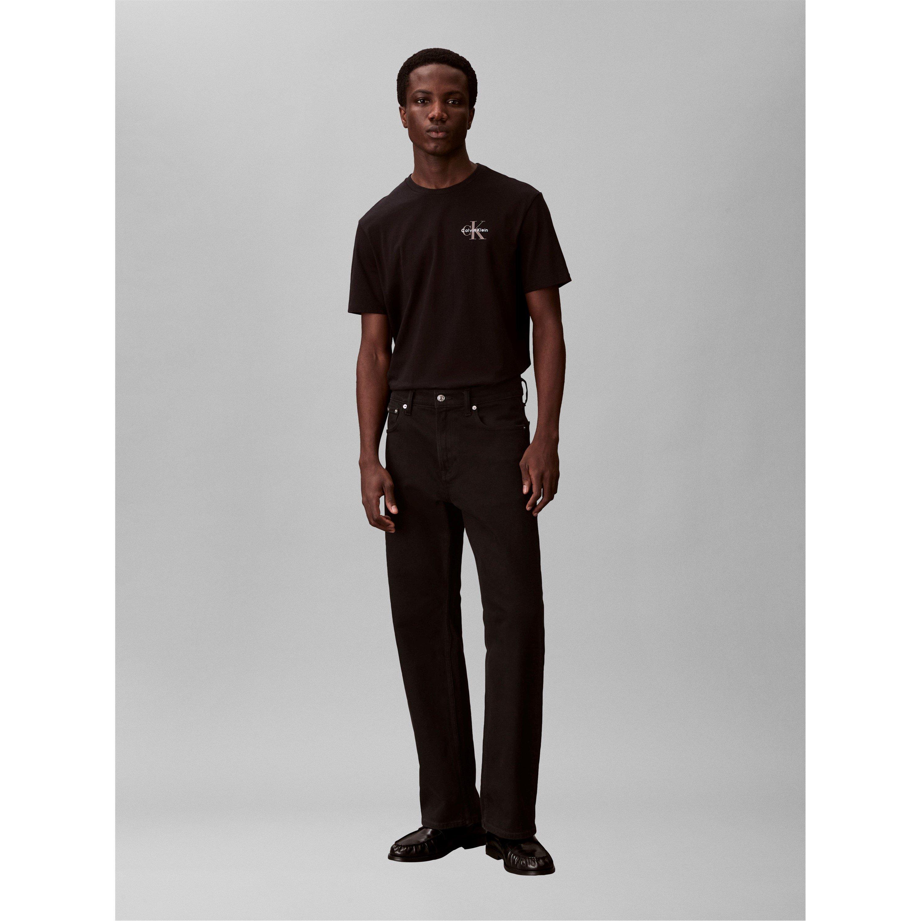 Schwarz - Calvin Klein Jeans - CKJ Micro Logo Tee Sn63 - 2