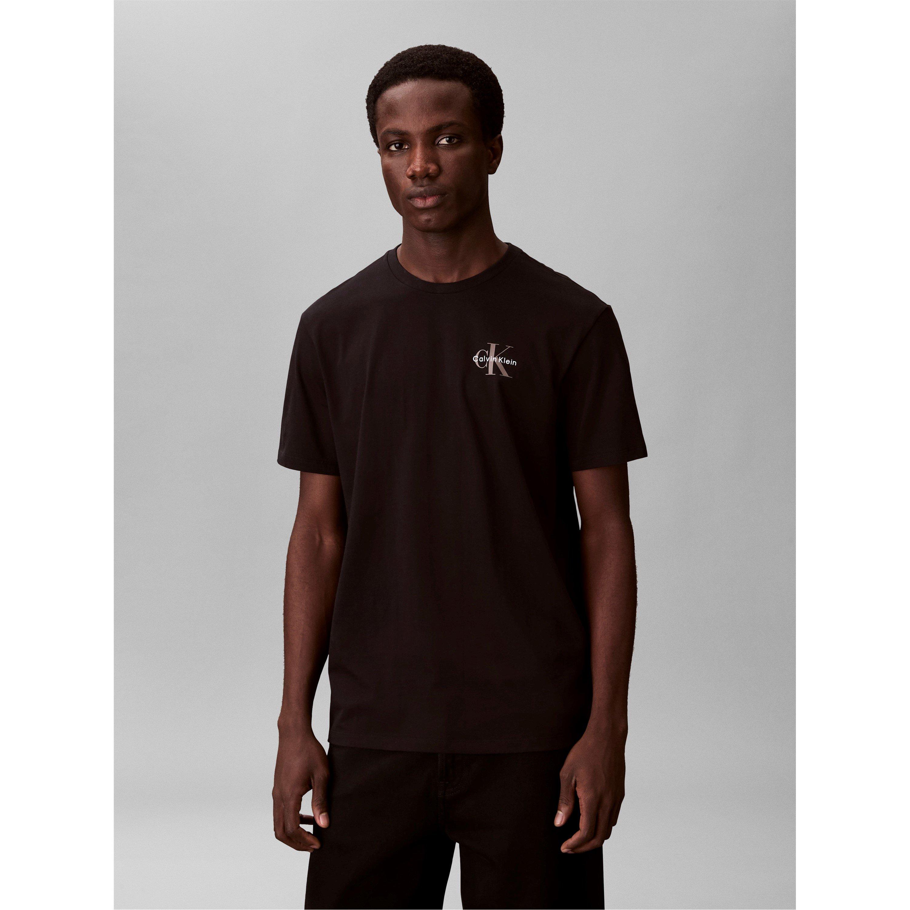 Schwarz - Calvin Klein Jeans - CKJ Micro Logo Tee Sn63 - 3