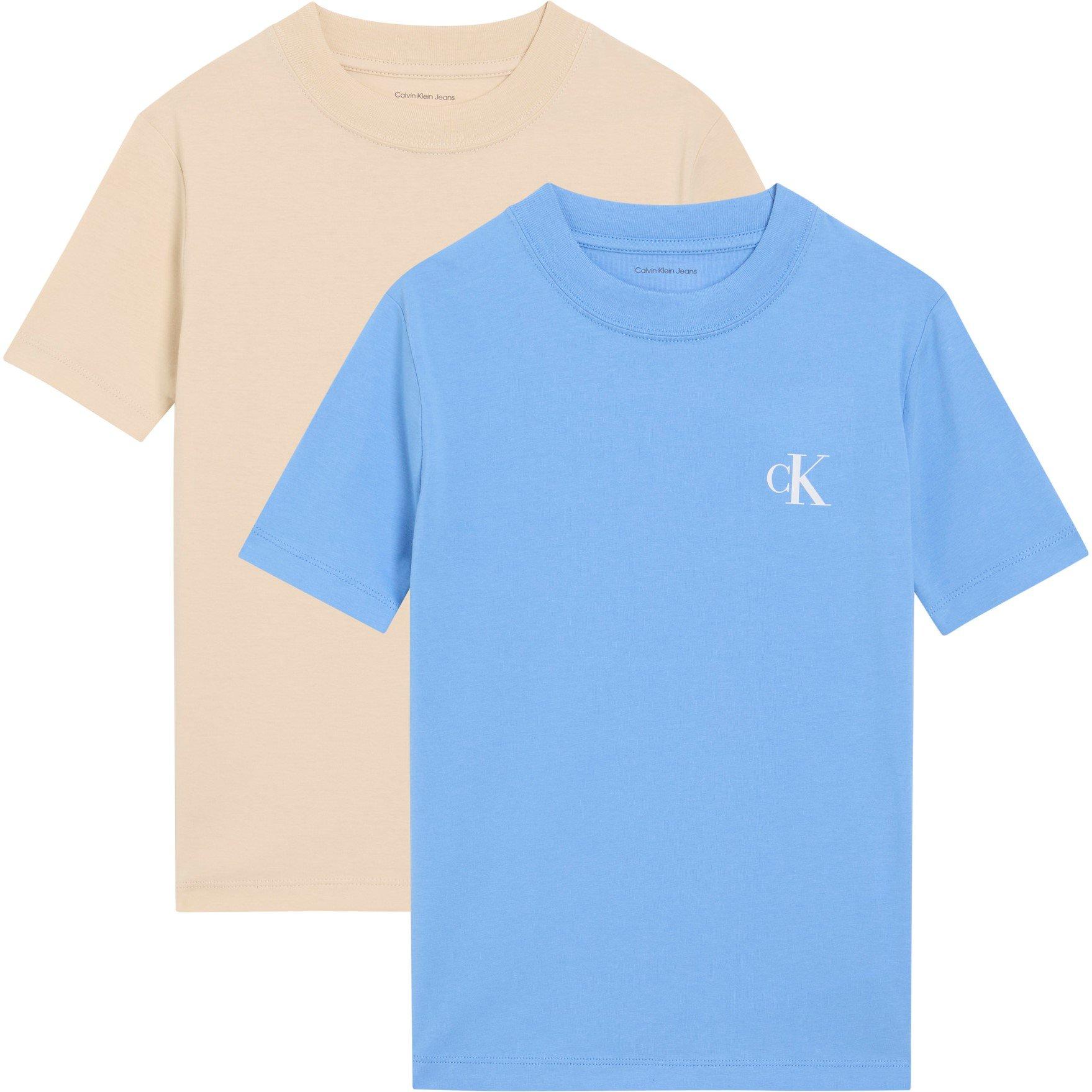 Blue/Cream - Calvin Klein - Kids' T-Shirt