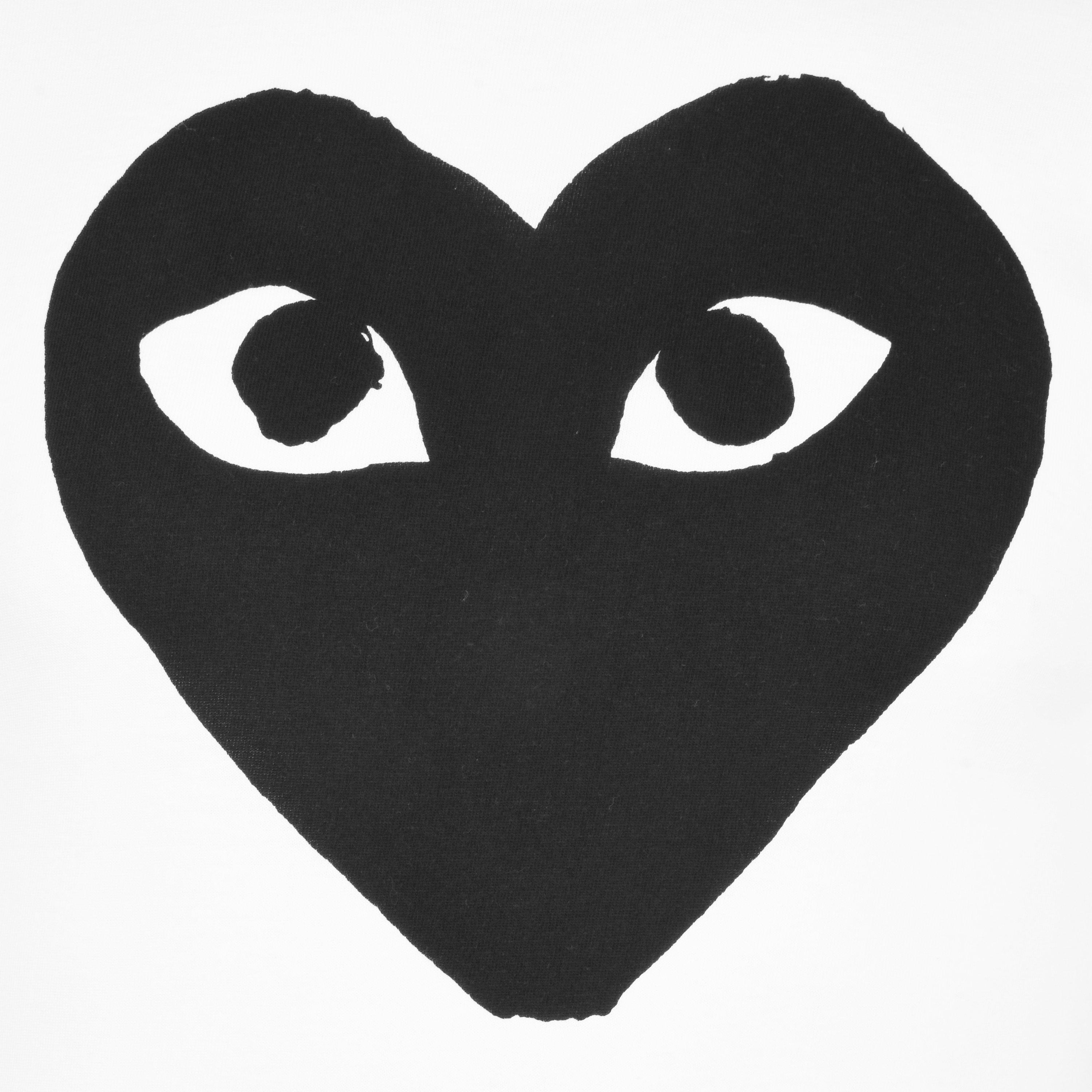 トップス comme des garcons comme des garcons 25ss Comme des Garcons PLAY | Big Peeping Heart T Shirt | Regular Fit T