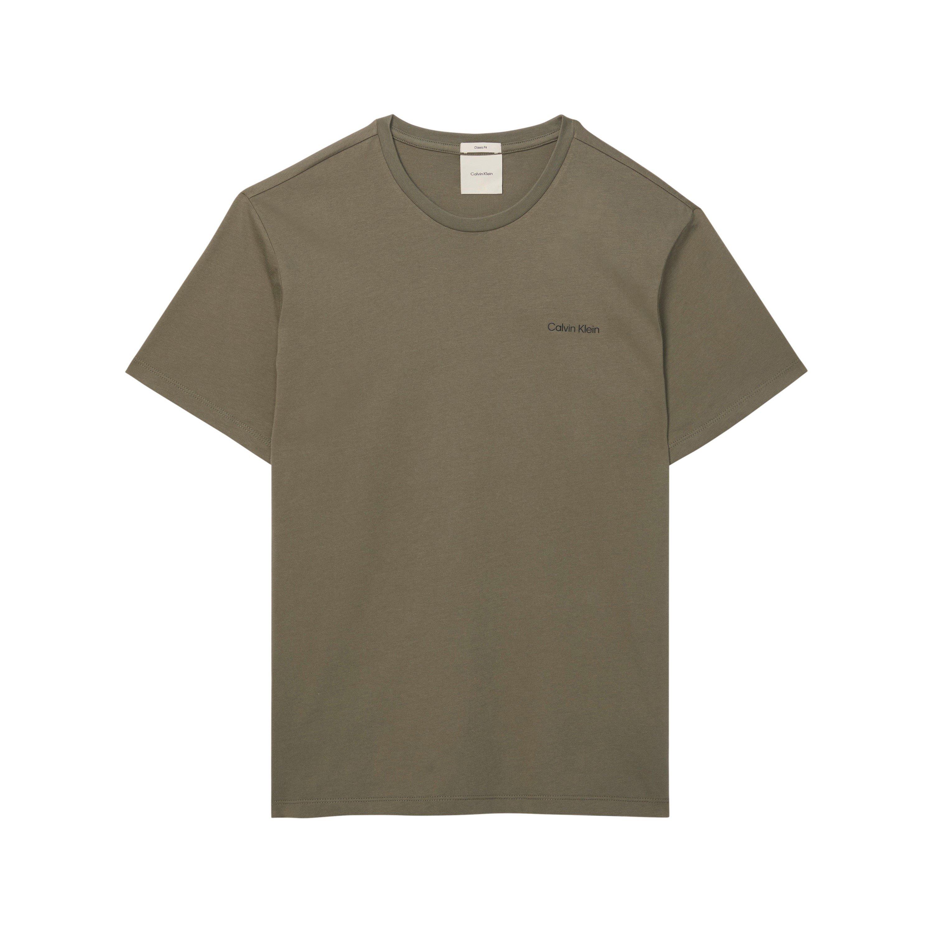 Dusty Olive - Calvin Klein - CK L Micro Log Tee Sn63 - 1