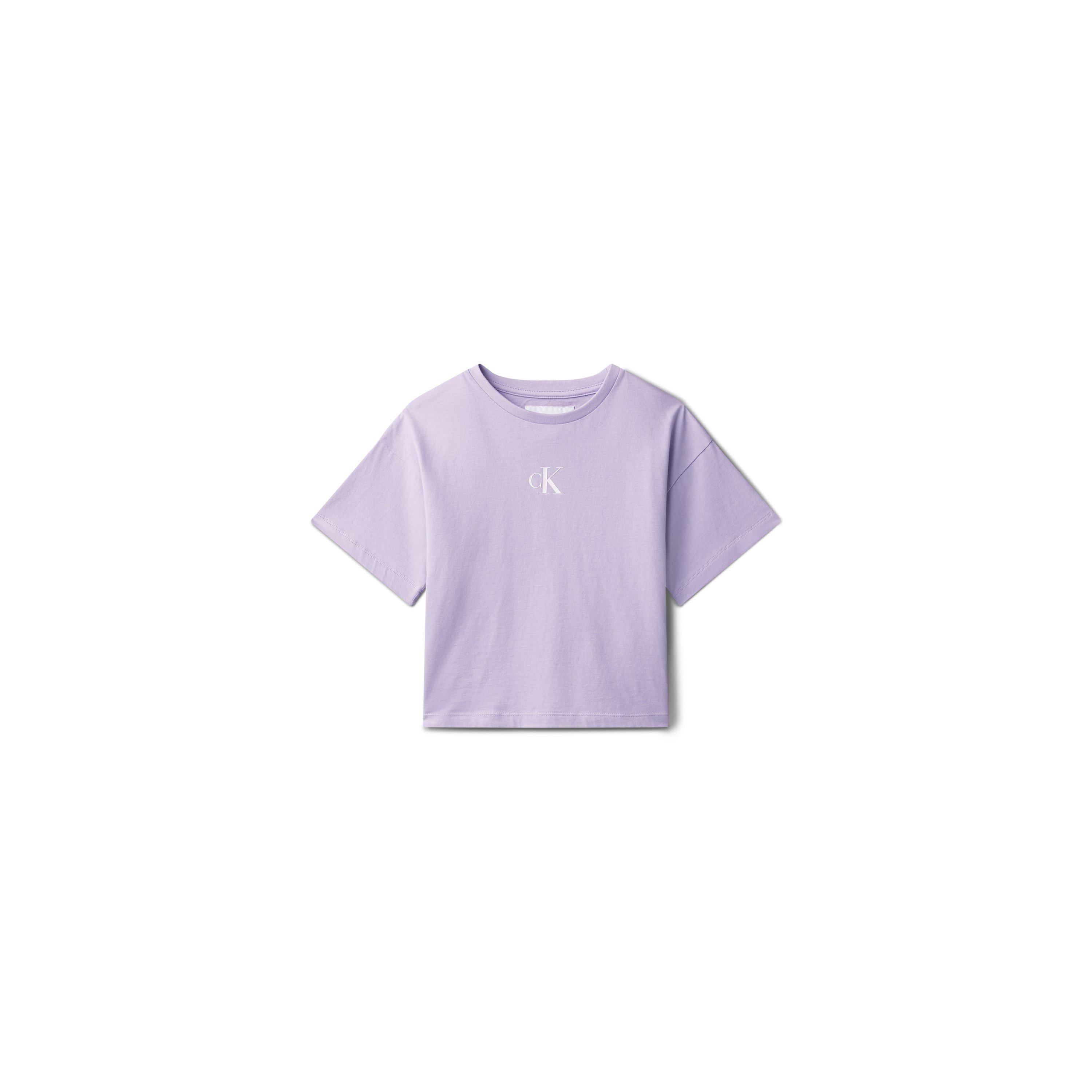 Calvin Klein Girls Kids' T-Shirt - Purple - 14Y
