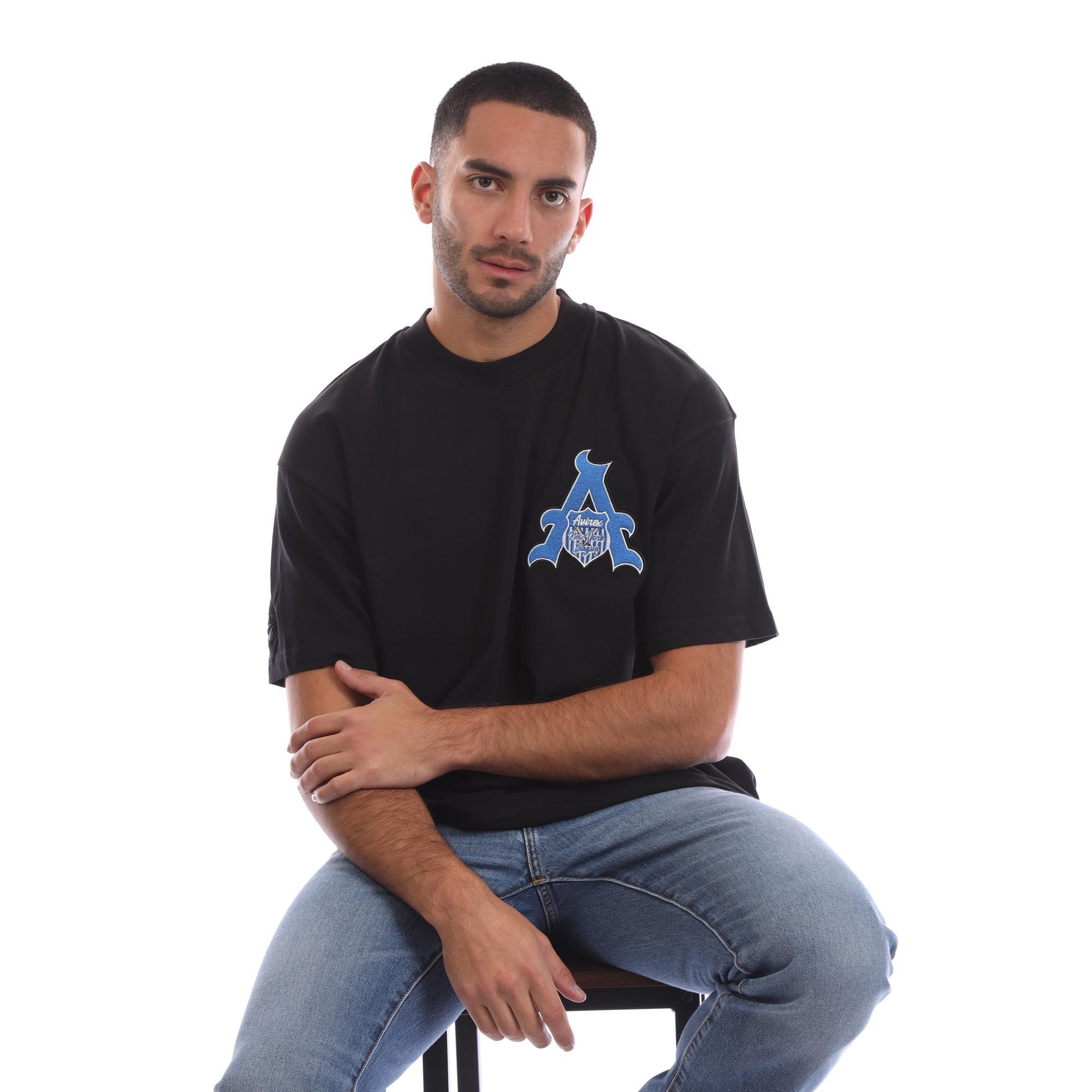 Black - Avirex - AVX Cunningham Tee Sn99 - 4