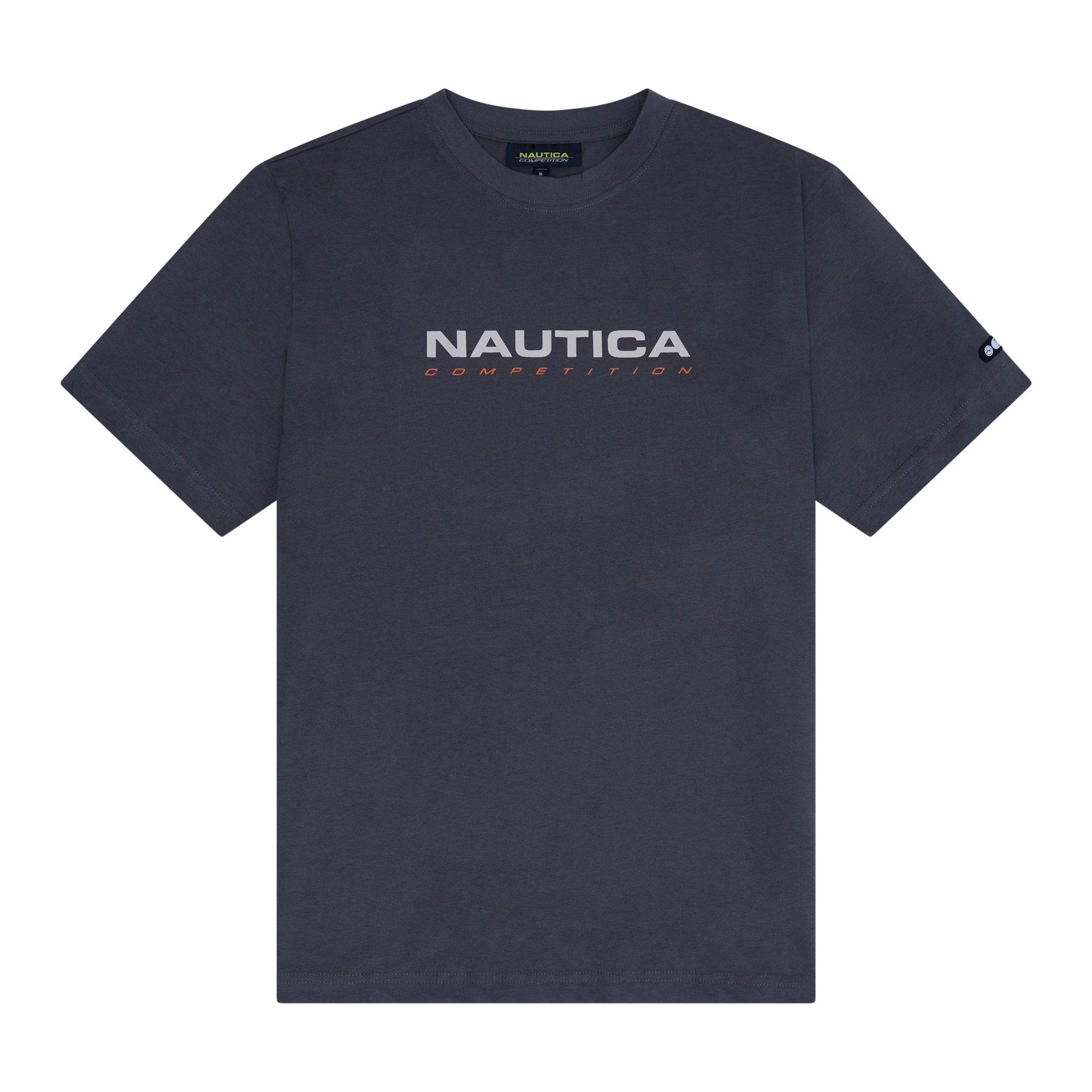 Nautica Men's Charcoal T-Shirt - 2X Large