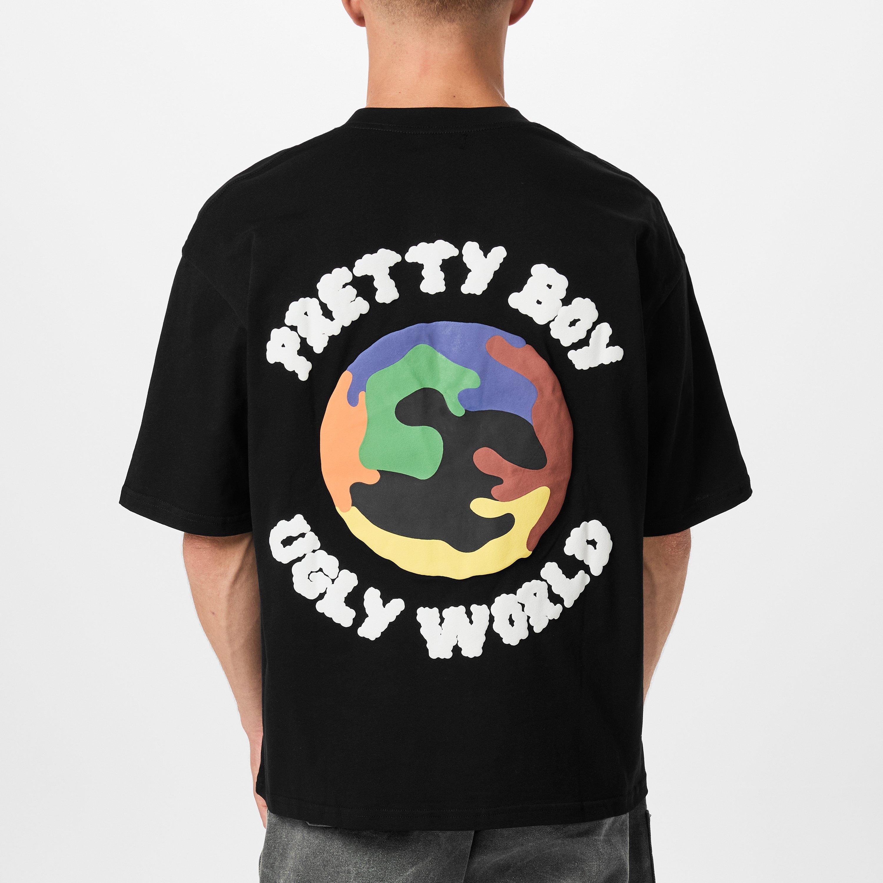 Black - Pretty Boy Ugly World - The World T-Shirt - 4