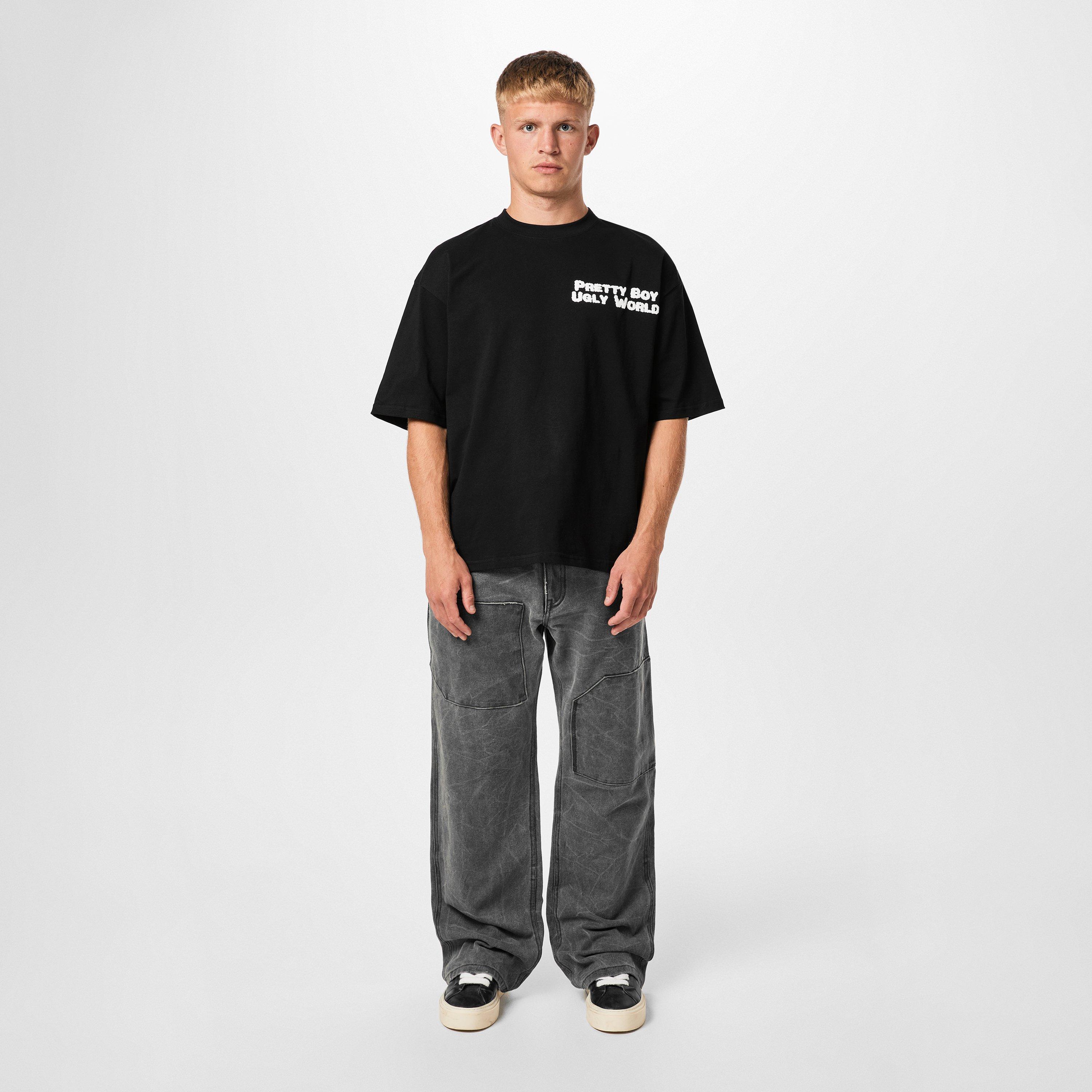 Black - Pretty Boy Ugly World - The World T-Shirt - 6