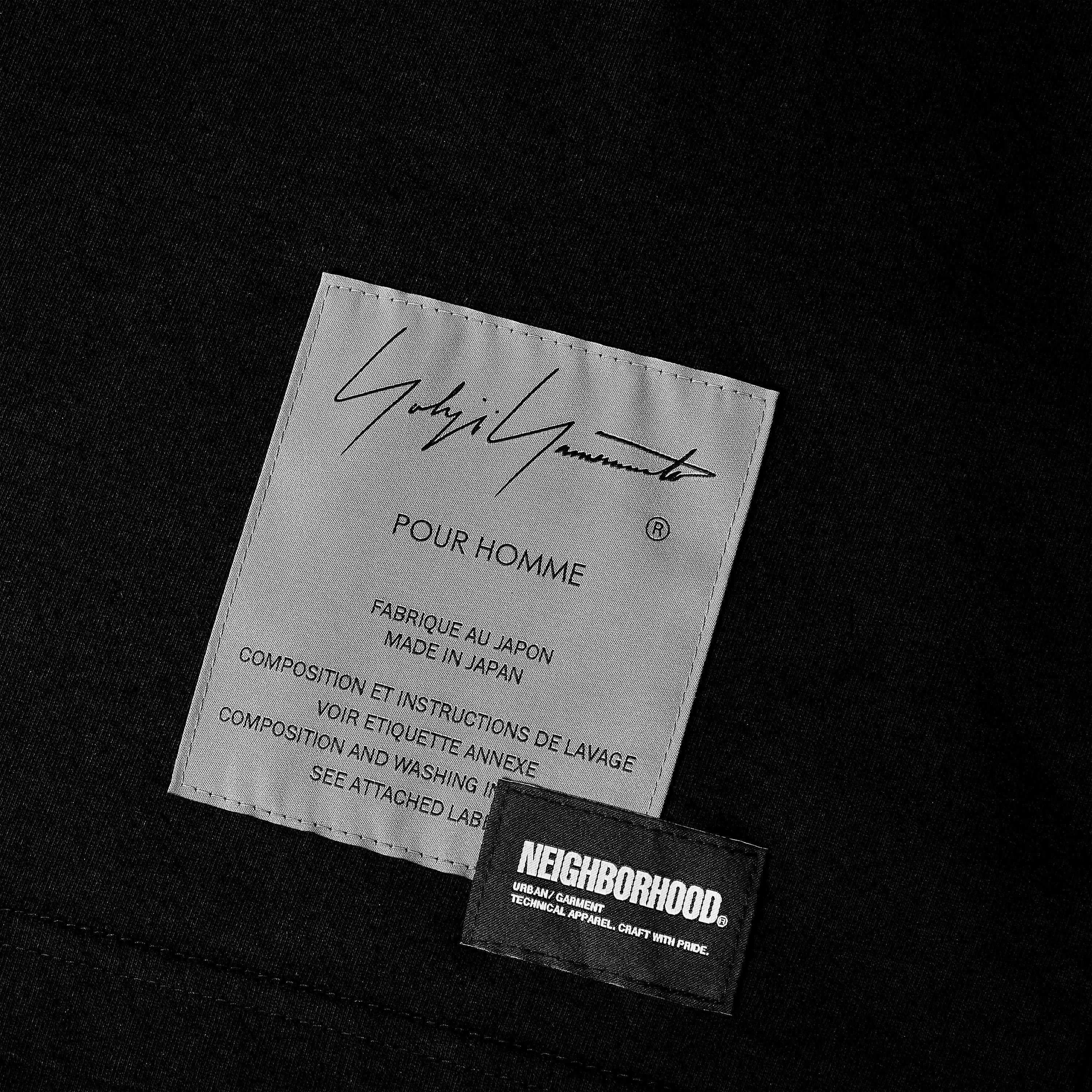 Black - Yohji Yamamoto - Men's T-Shirt - 5