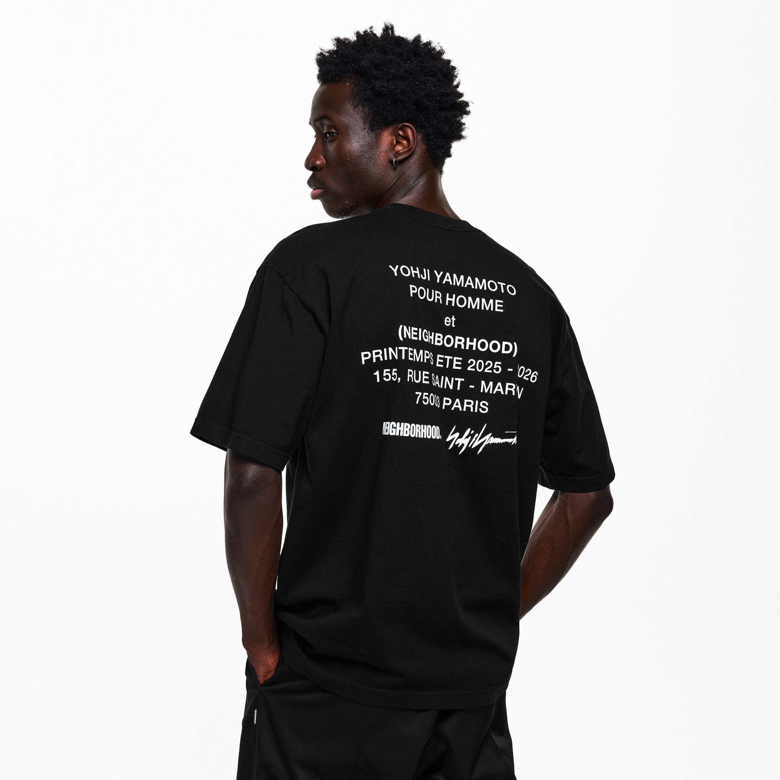 Black - Yohji Yamamoto - Men's T-Shirt - 4