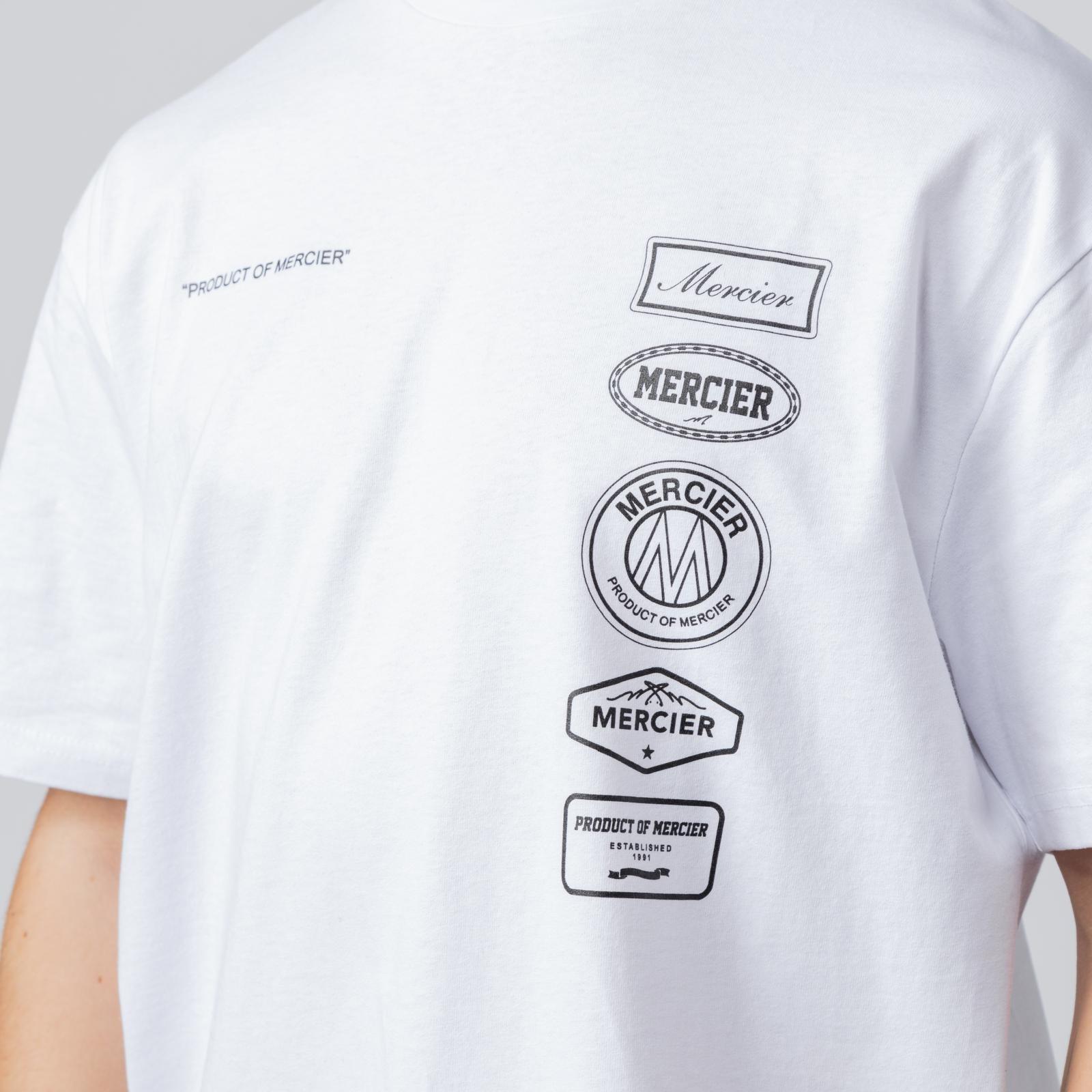 White - Mercier - Badge Oversized T-Shirt - 2