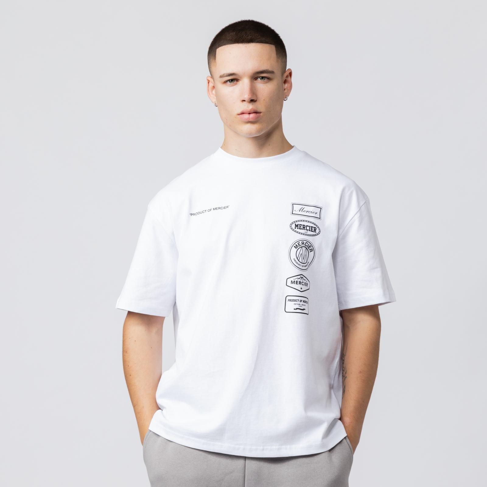 White - Mercier - Badge Oversized T-Shirt - 4