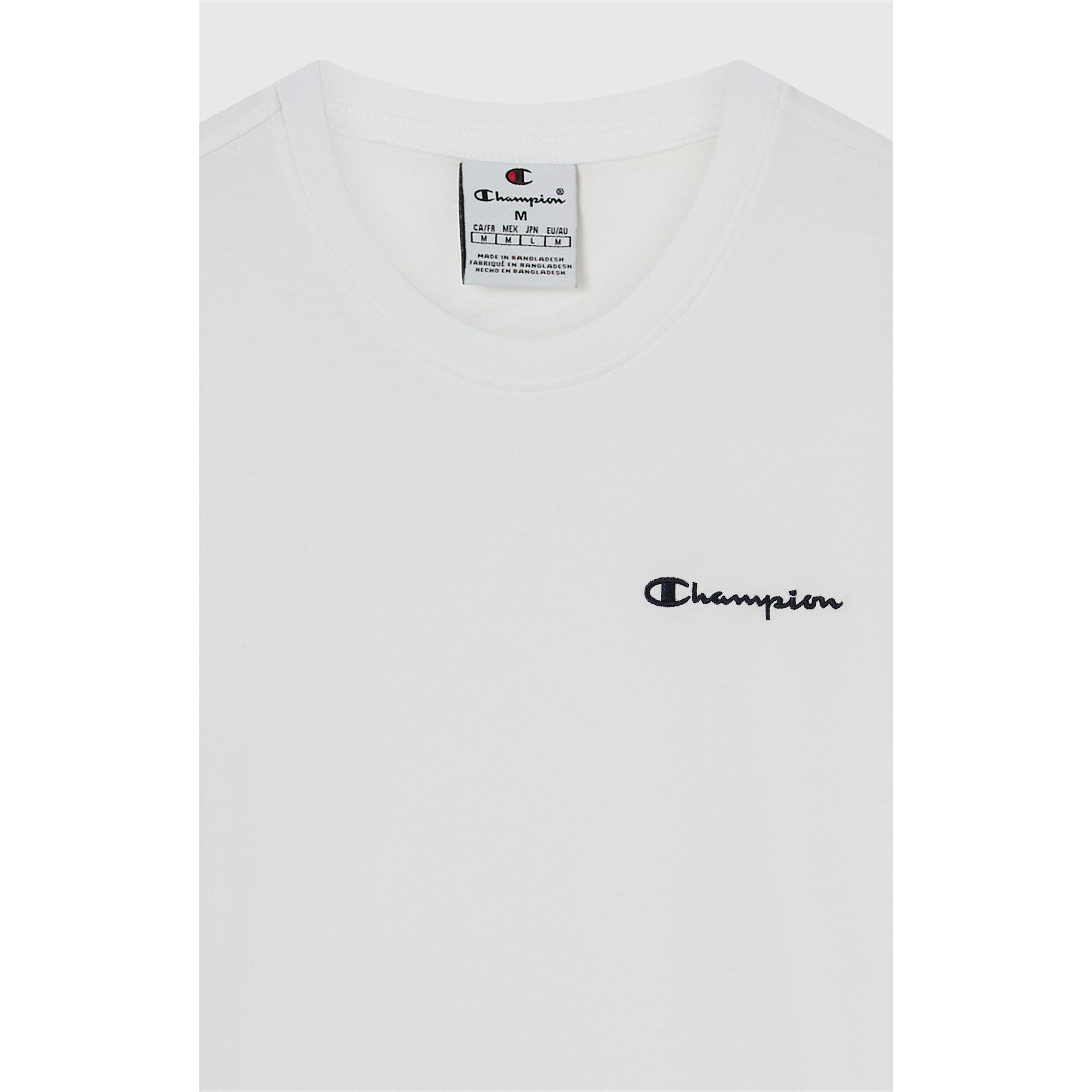White - Champion - Icons Crewneck T-Shirt - 6