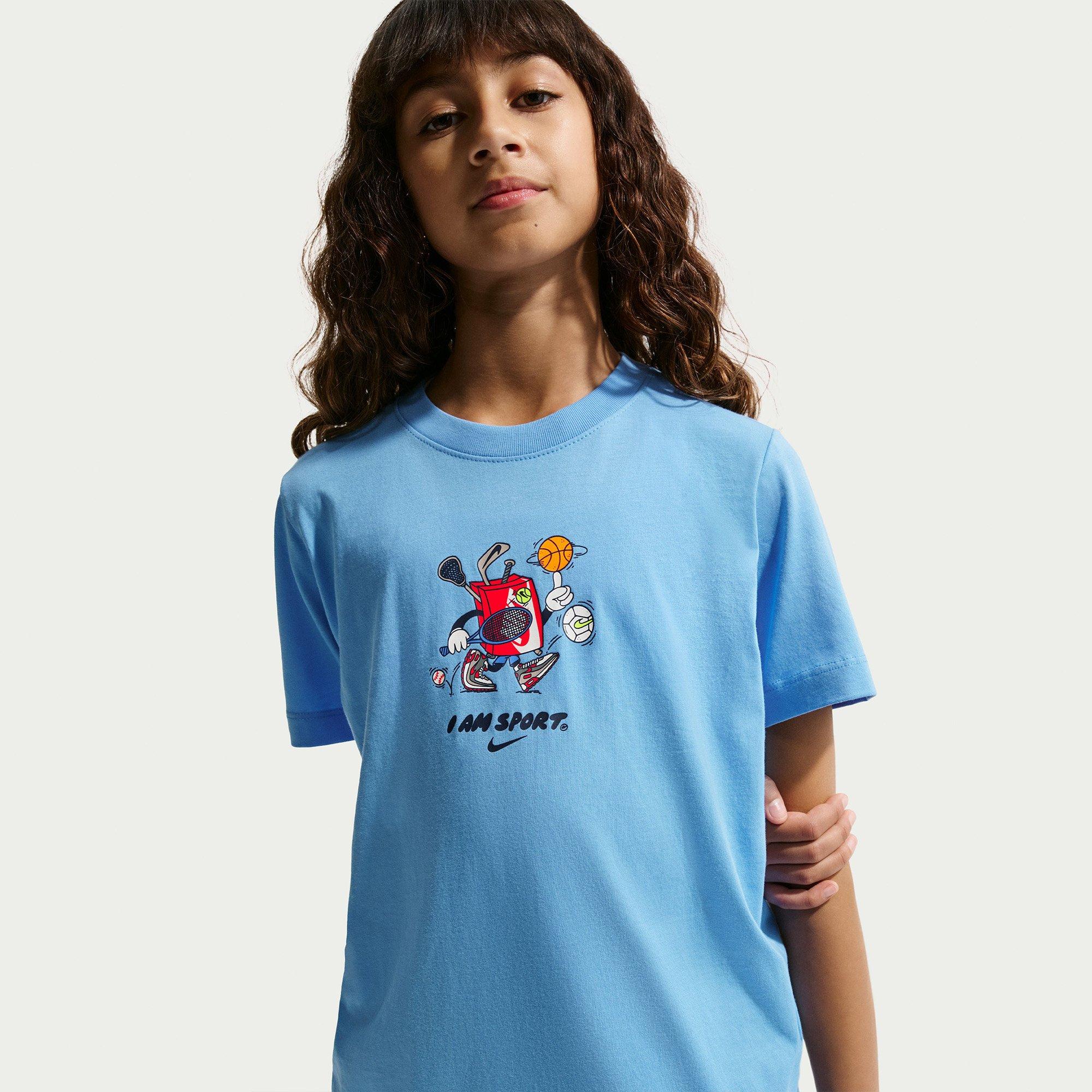 University Blue - Nike - Kids' T-Shirt - 4